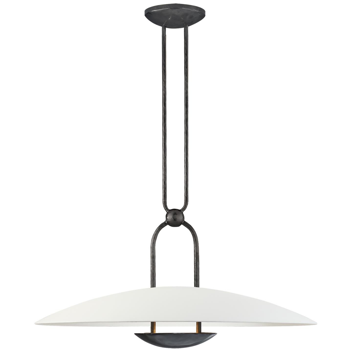 Shown in Bronze finish and Plaster White shade