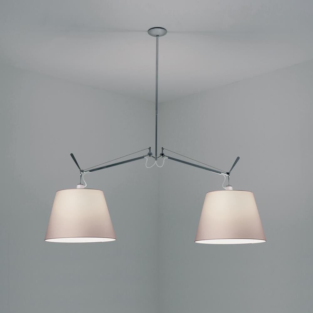 Michele De Lucchi, Giancarlo Fassina Tolomeo 55 Inch 2 Light Linear Suspension Light by Artemide