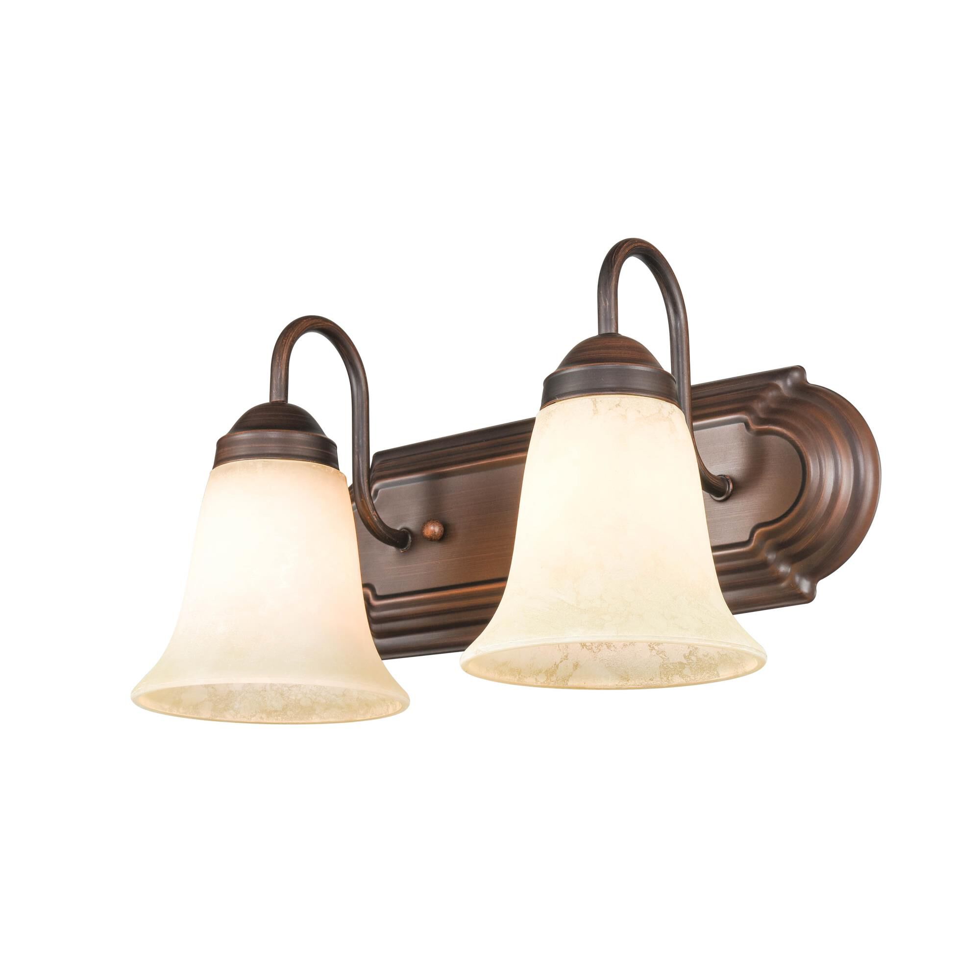 Shown in Rubbed Bronze finish and Turinian Scavo glass