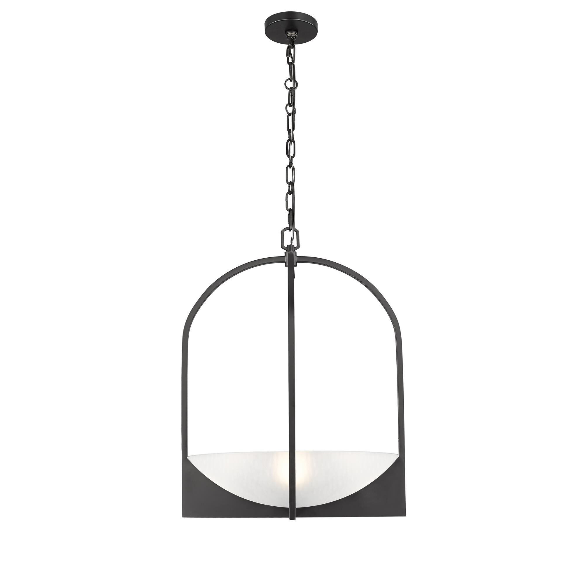 Shown in Matte Black finish and Sand Blast glass and Sand Blast shade