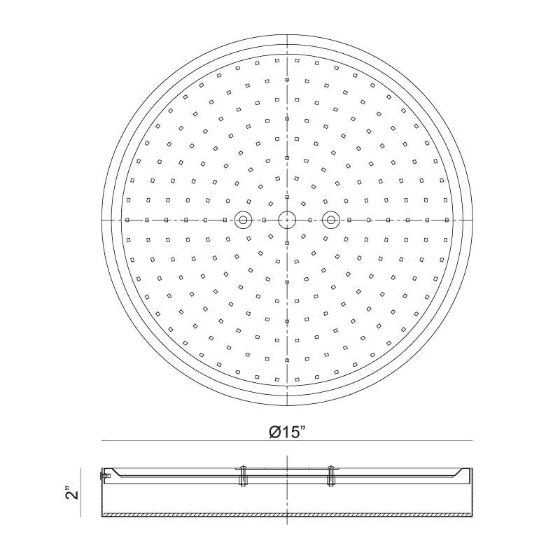 Plato 1 Light Flush Mount by Matteo Lighting