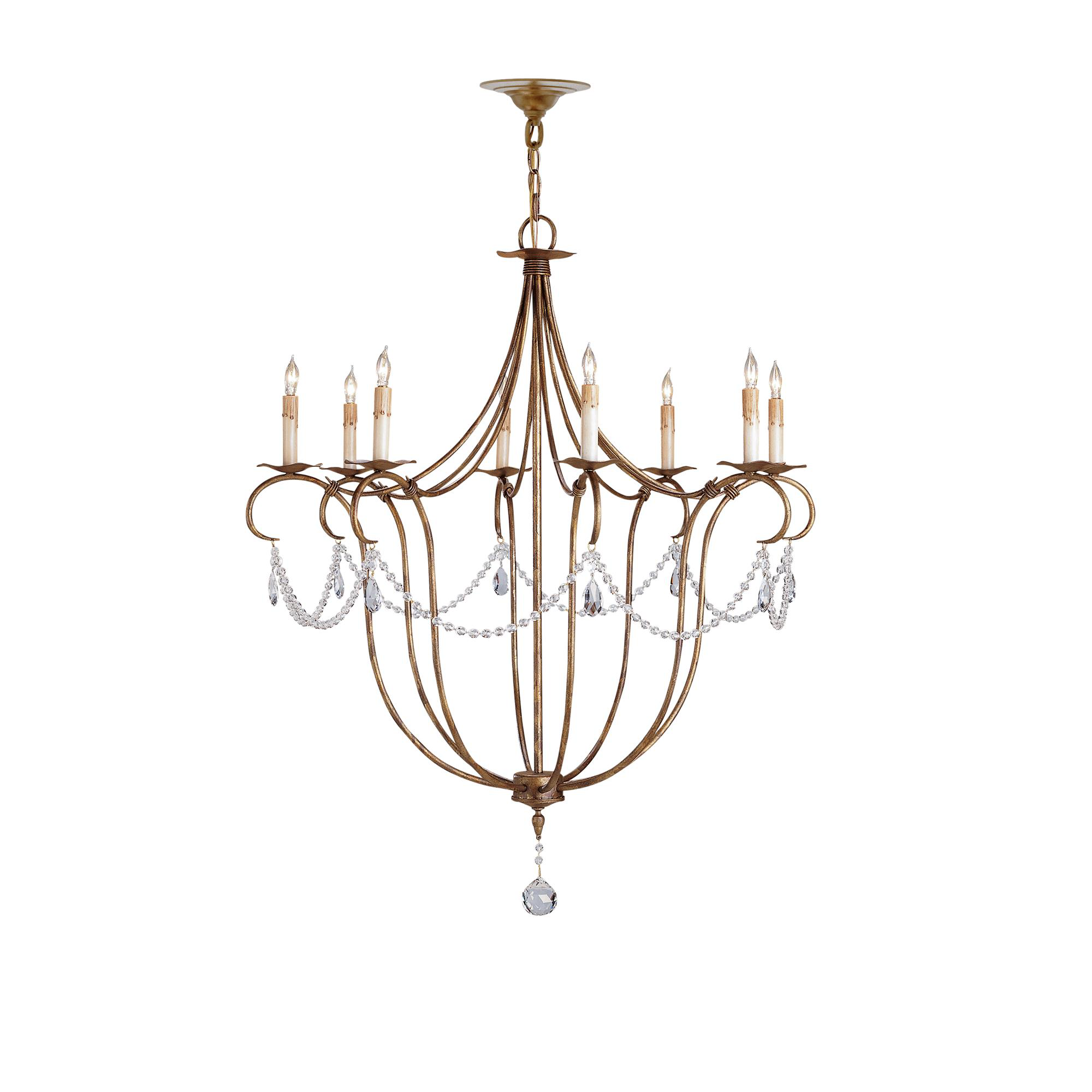 Crystal Lights 31 Inch Chandelier,