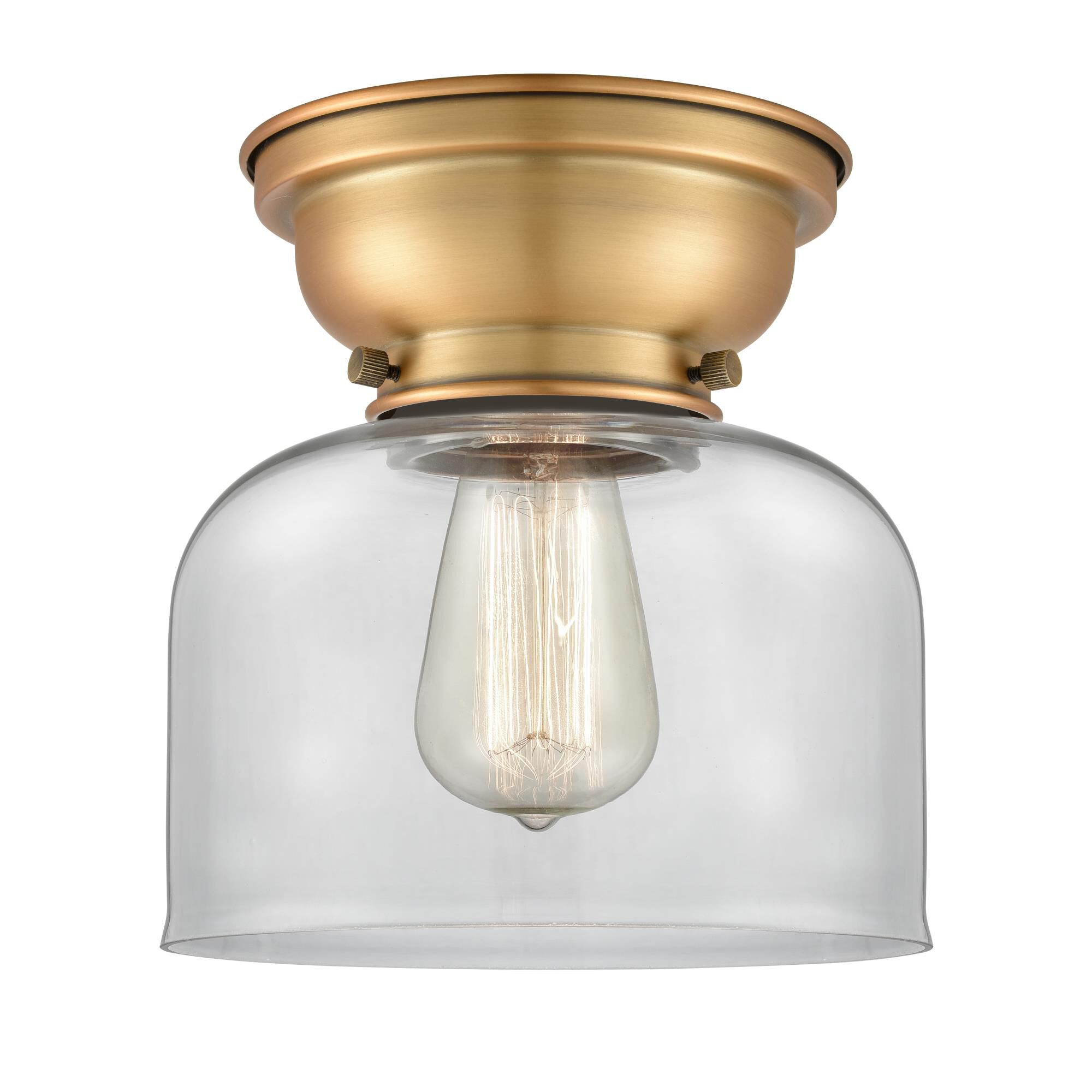 Bruno Marashlian Large Bell 8 Inch 1 Light Flush Mount by Innovations Lighting