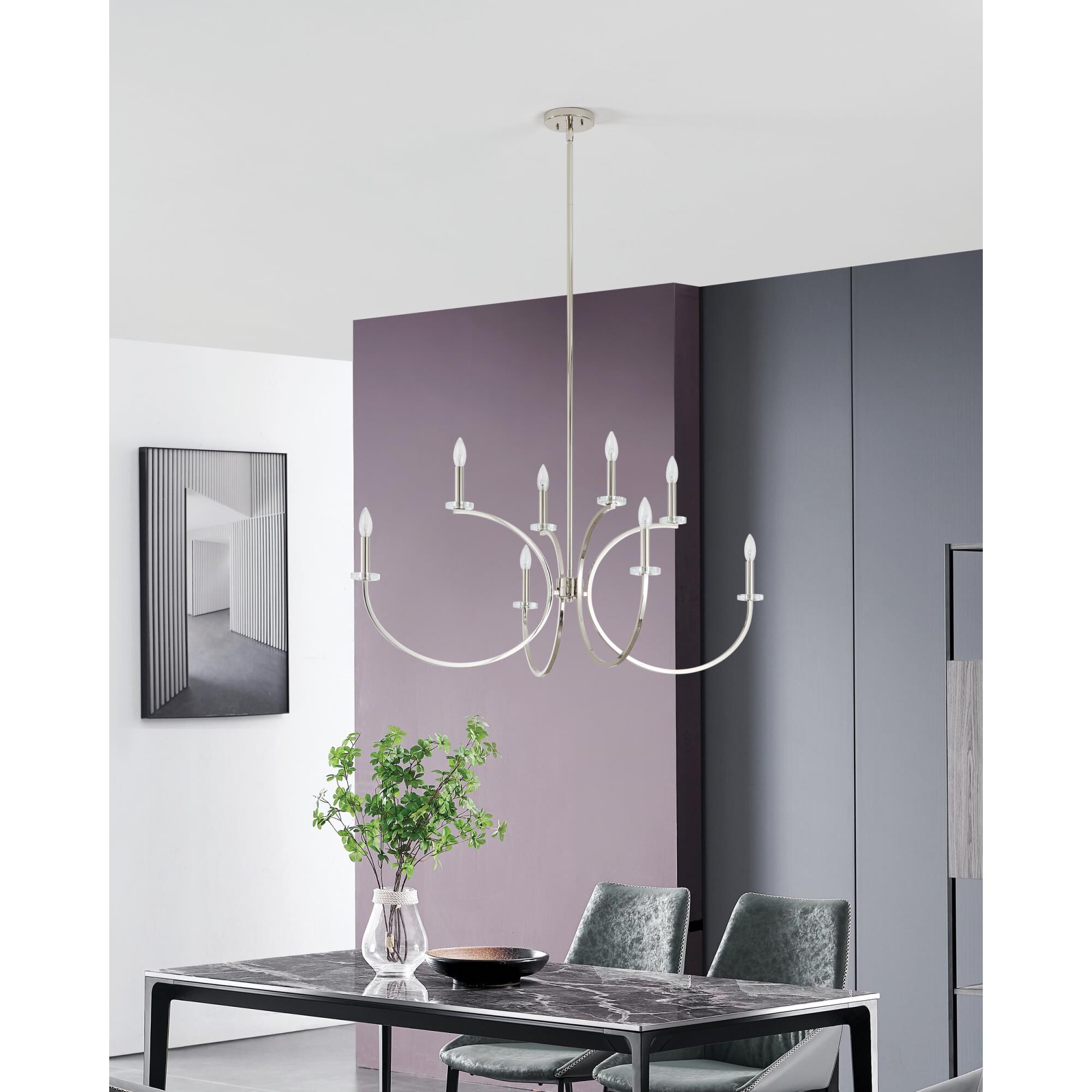 Shown in Polished Nickel finish