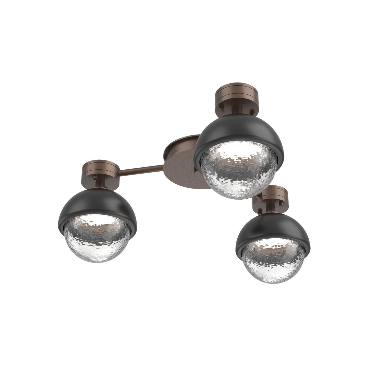 Levi Wilson Cabochon 23 Inch Flush Mount by Hammerton Studio