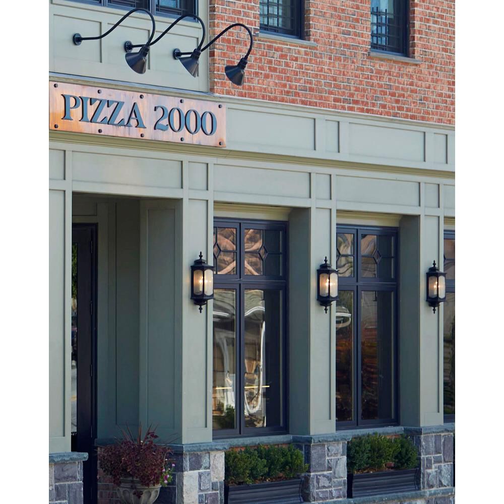 Market Square 25 Inch Tall 3 Light Outdoor Wall Light by Generation Lighting