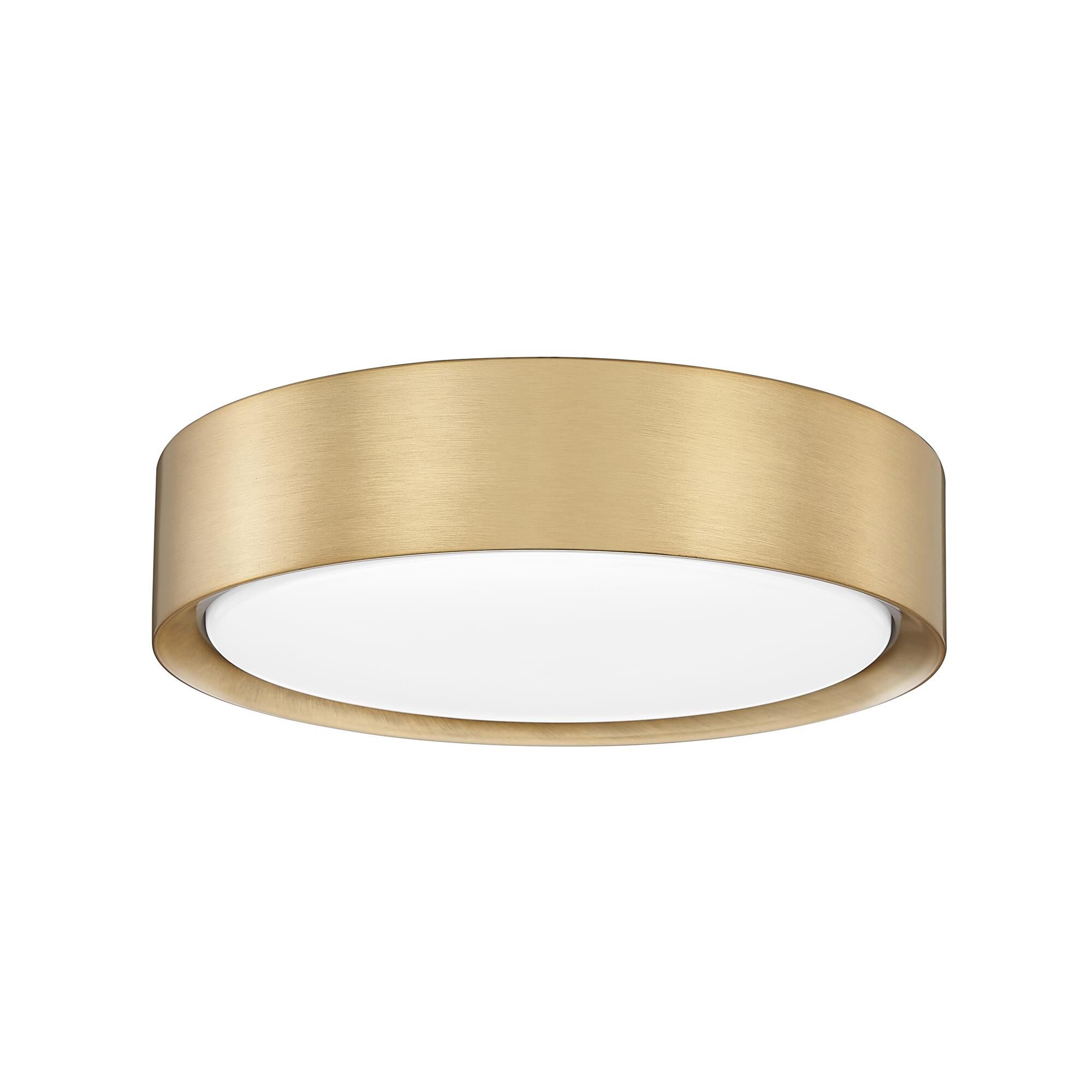 Shown in Modern Gold finish and Frosted glass and Frosted shade