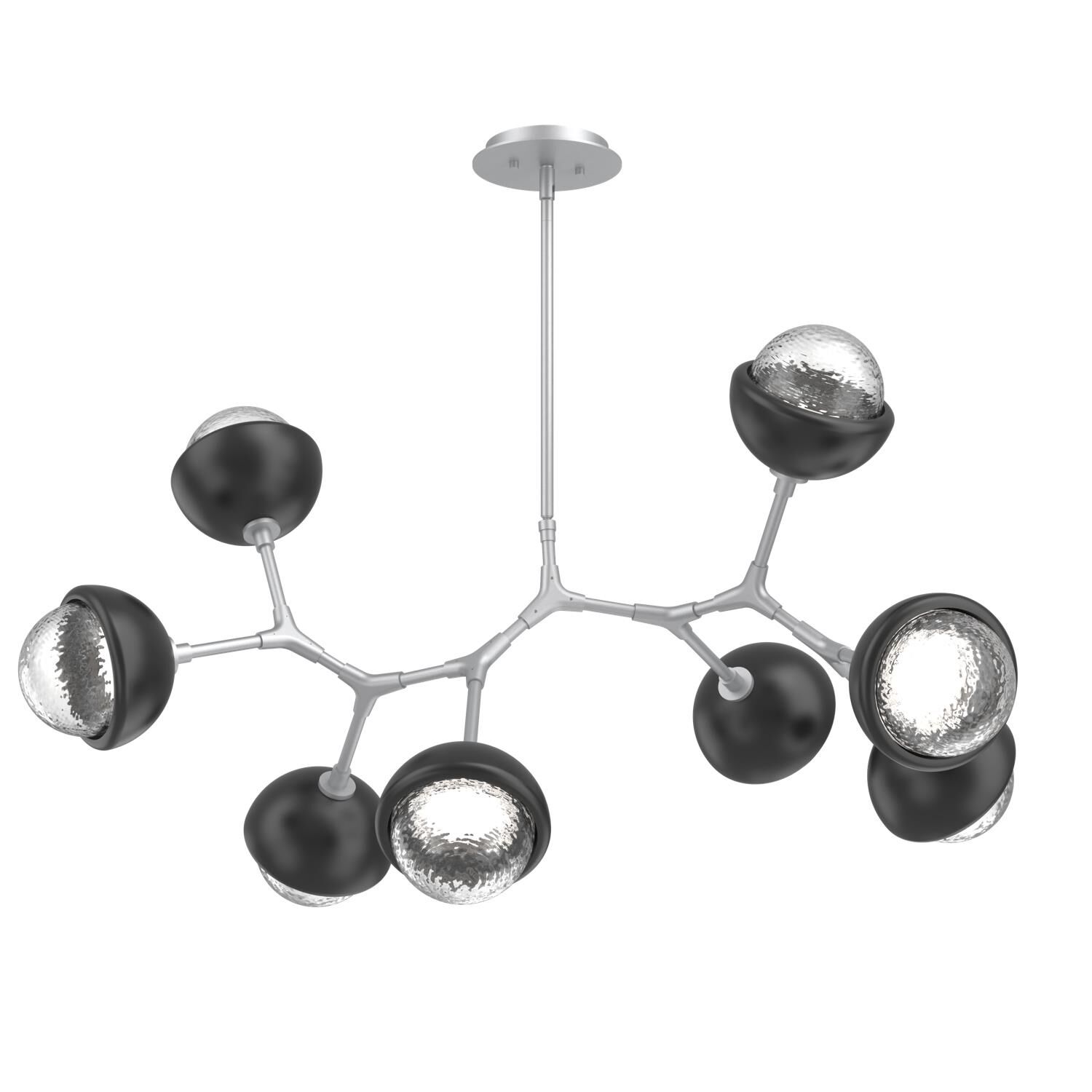 Levi Wilson Cabochon 38 Inch Linear Suspension Light by Hammerton Studio
