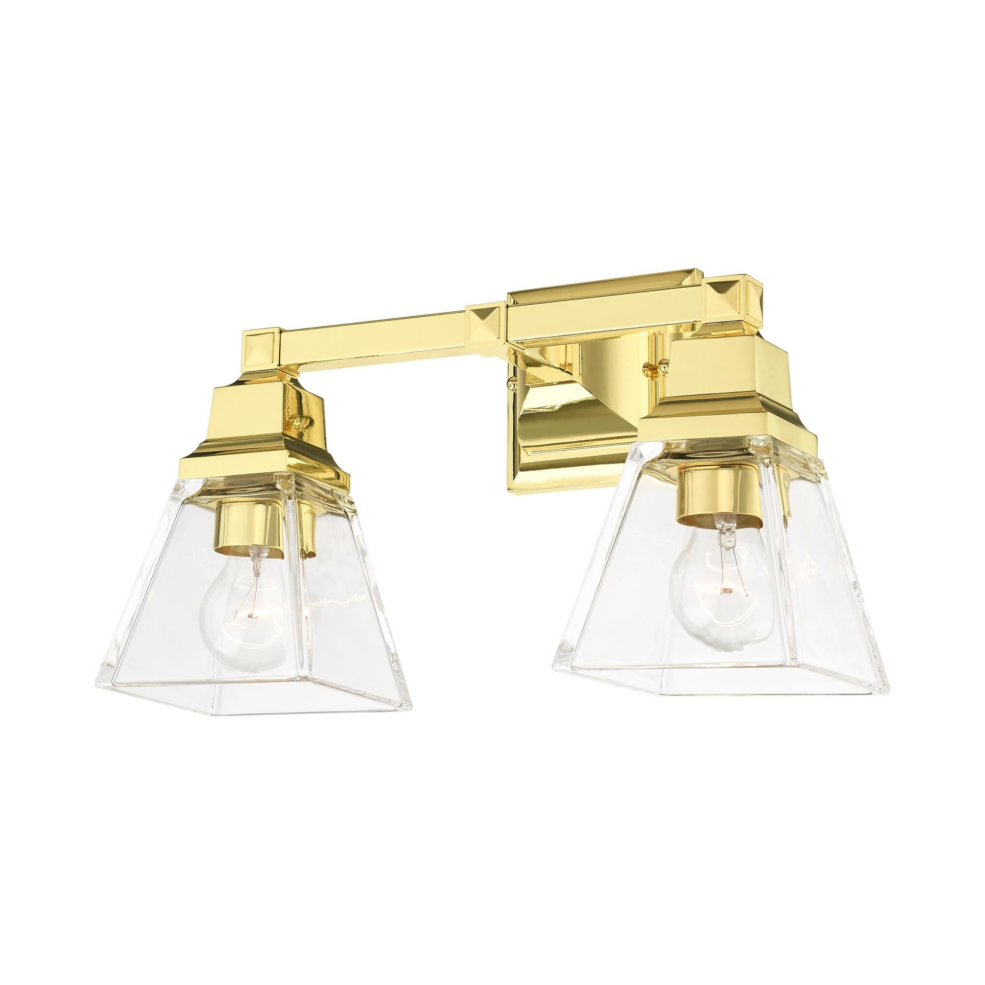 Mission 15 Inch 2 Light Bath Vanity Light by Livex Lighting