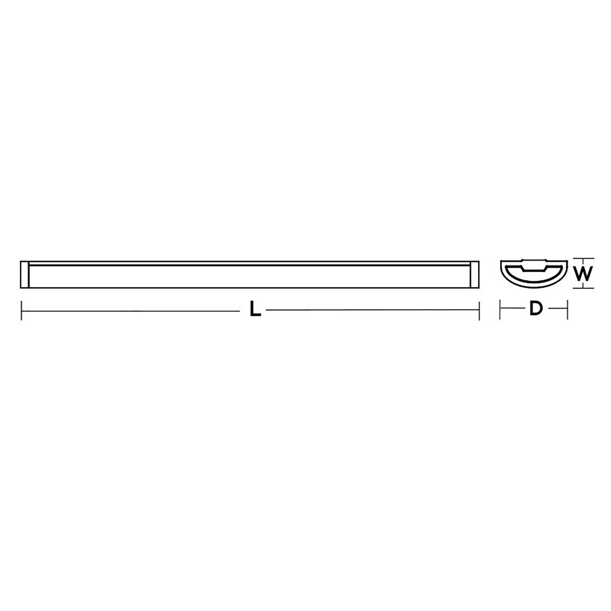 Shown in White finish and White Acrylic shade