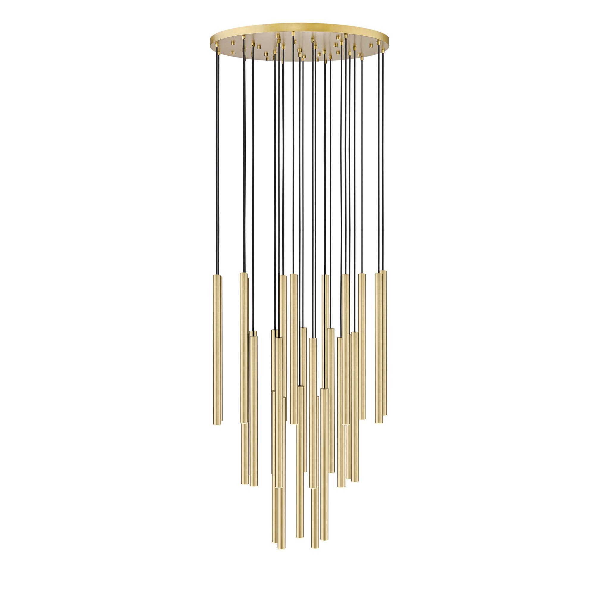 Shown in Modern Gold finish and Modern Gold glass and Modern Gold shade