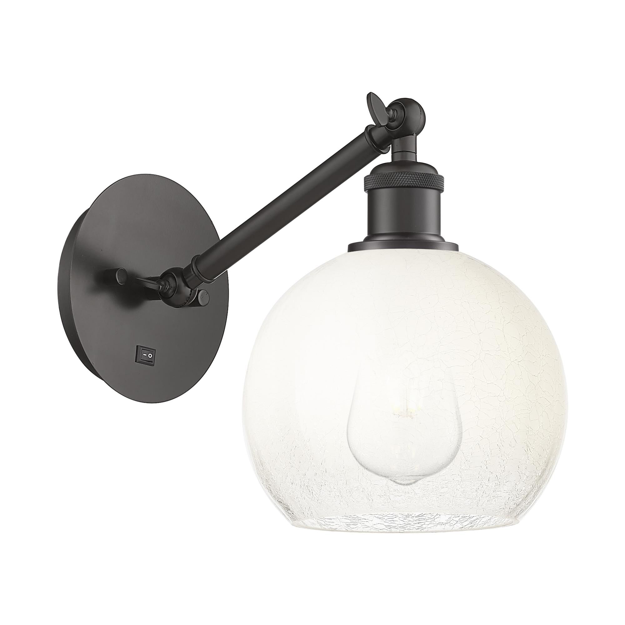 Shown in Oil Rubbed Bronze finish and Opal glass