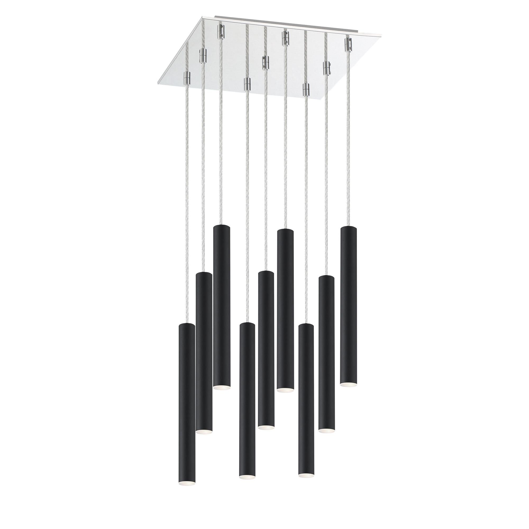 Forest 14 Inch 9 Light LED Linear Suspension Light by Z-Lite