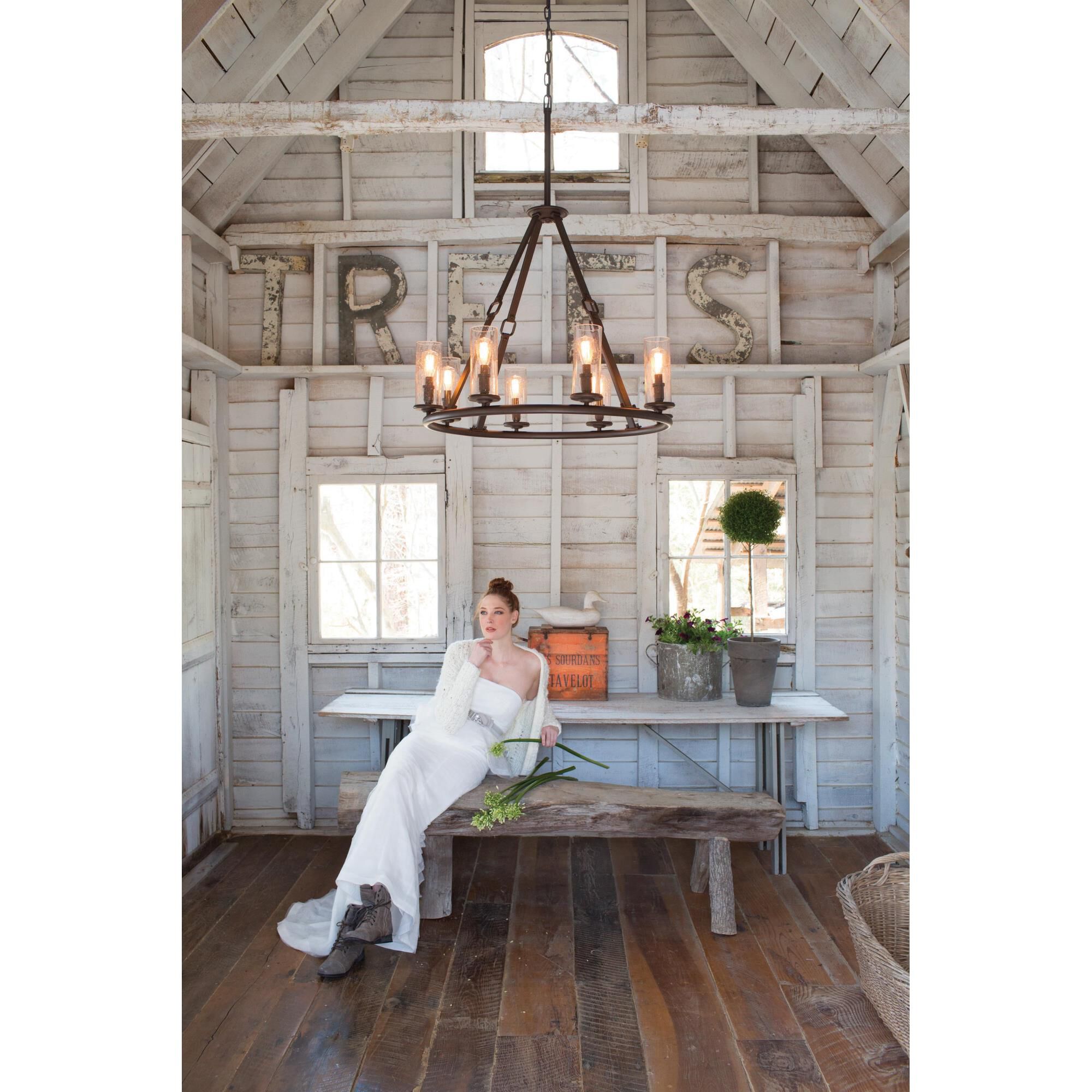 Dakota 31 Inch 9 Light Chandelier by Hinkley Lighting