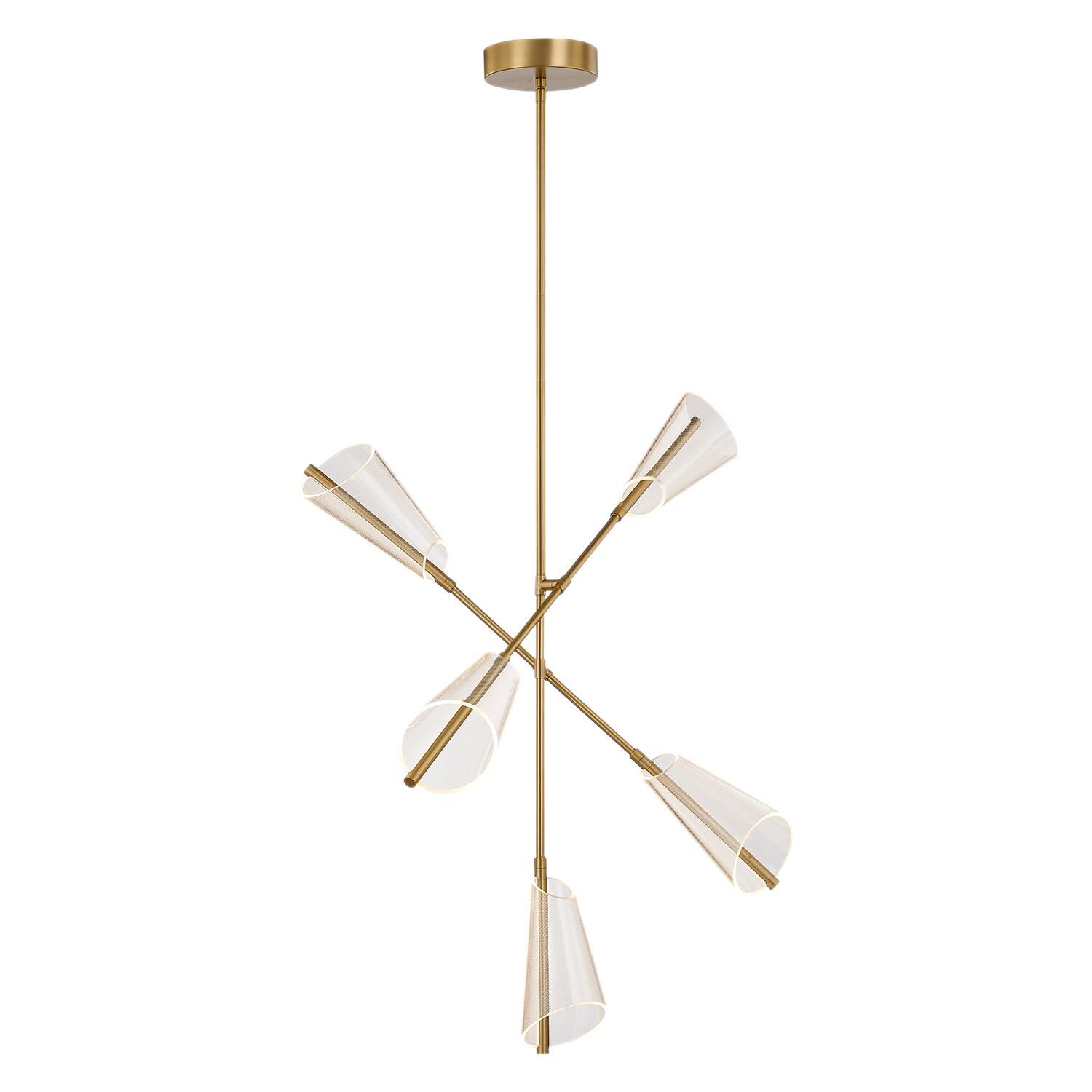 Ryan Pauly Mulberry 37 Inch Chandelier by Kuzco Lighting
