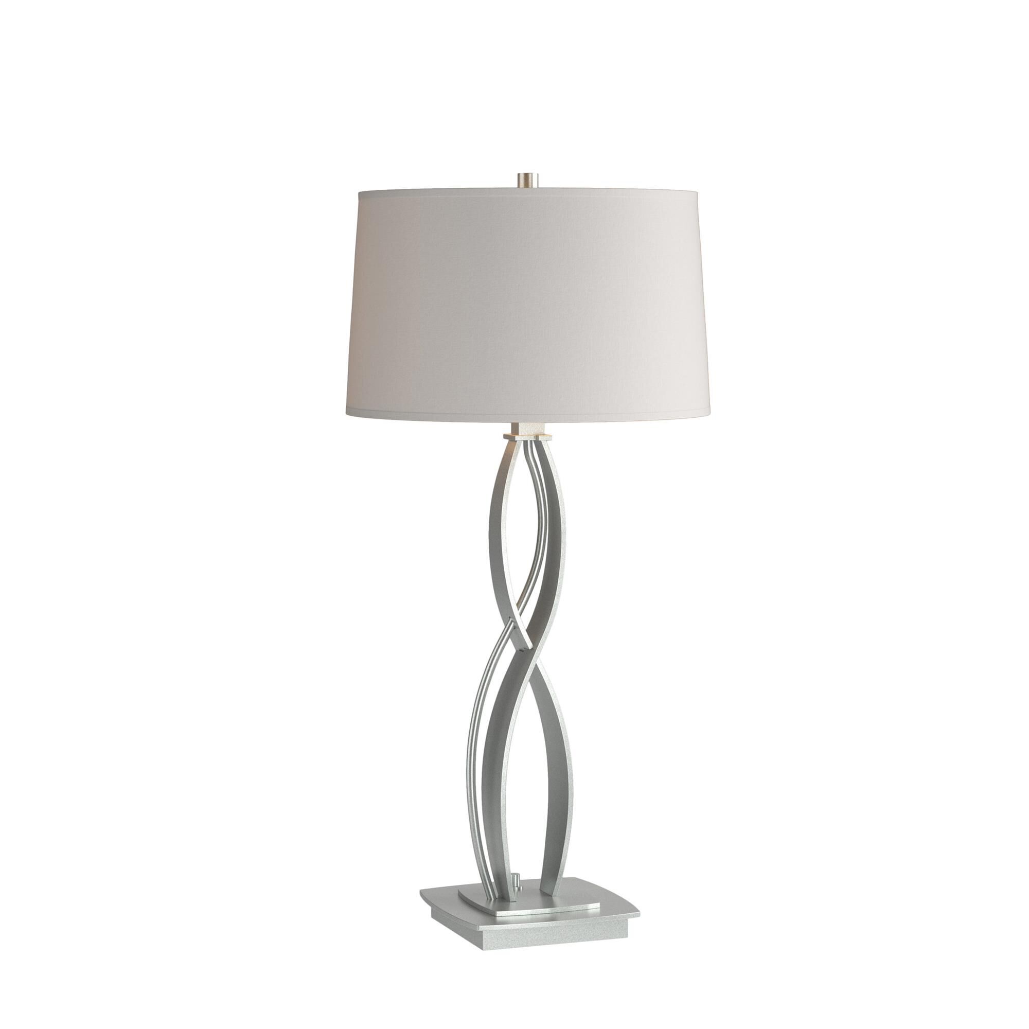 Shown in Vintage Platinum finish and Flax shade