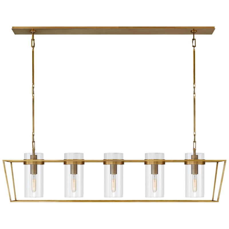 Ian K. Fowler Presidio 54 Inch 5 Light Linear Suspension Light by Visual Comfort Signature Collection