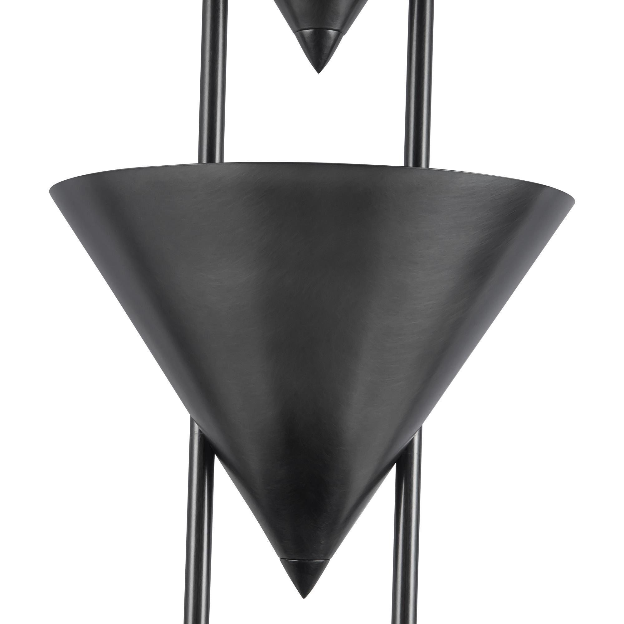 Shown in Aged Steel finish and Steel shade