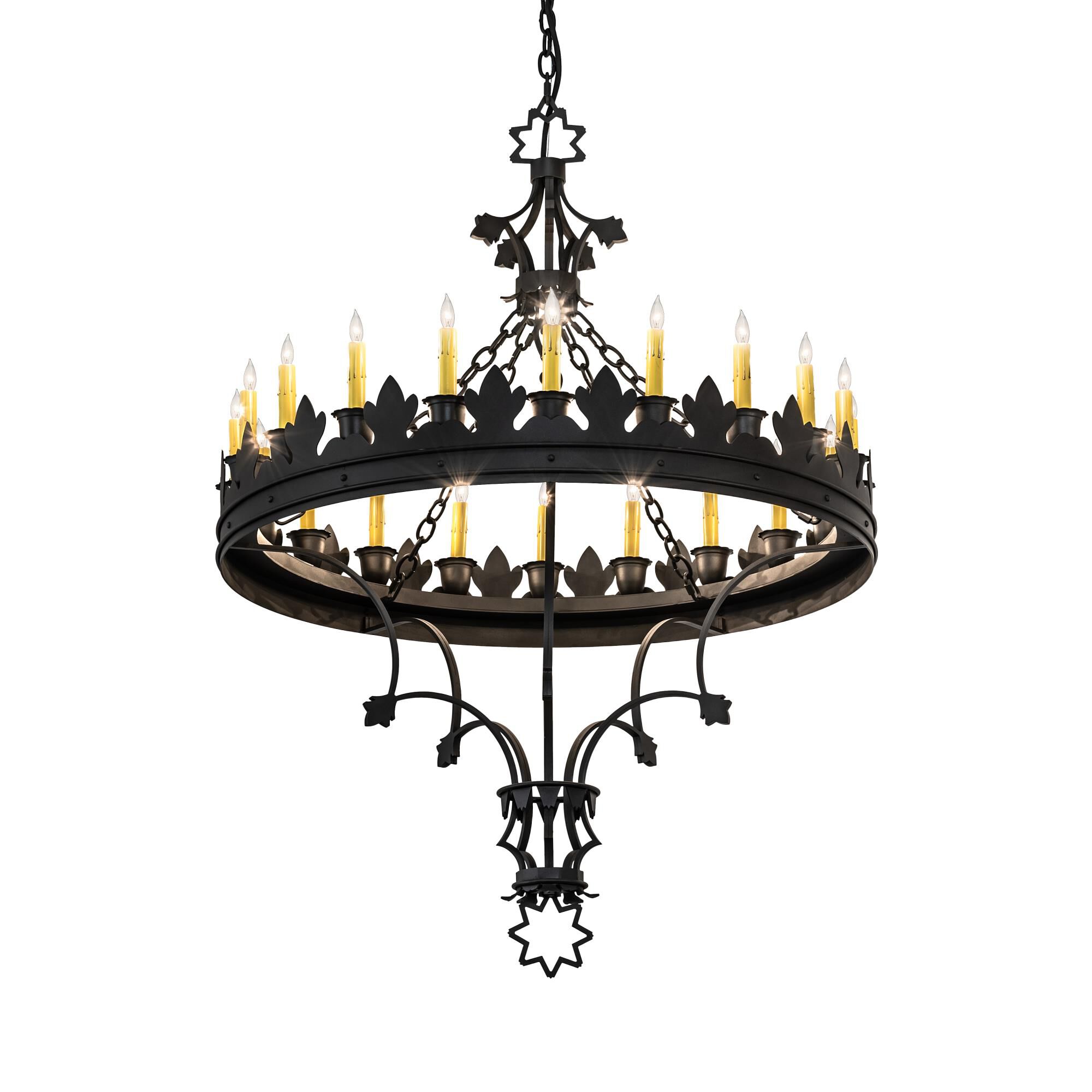 Shown in Wrought Iron finish