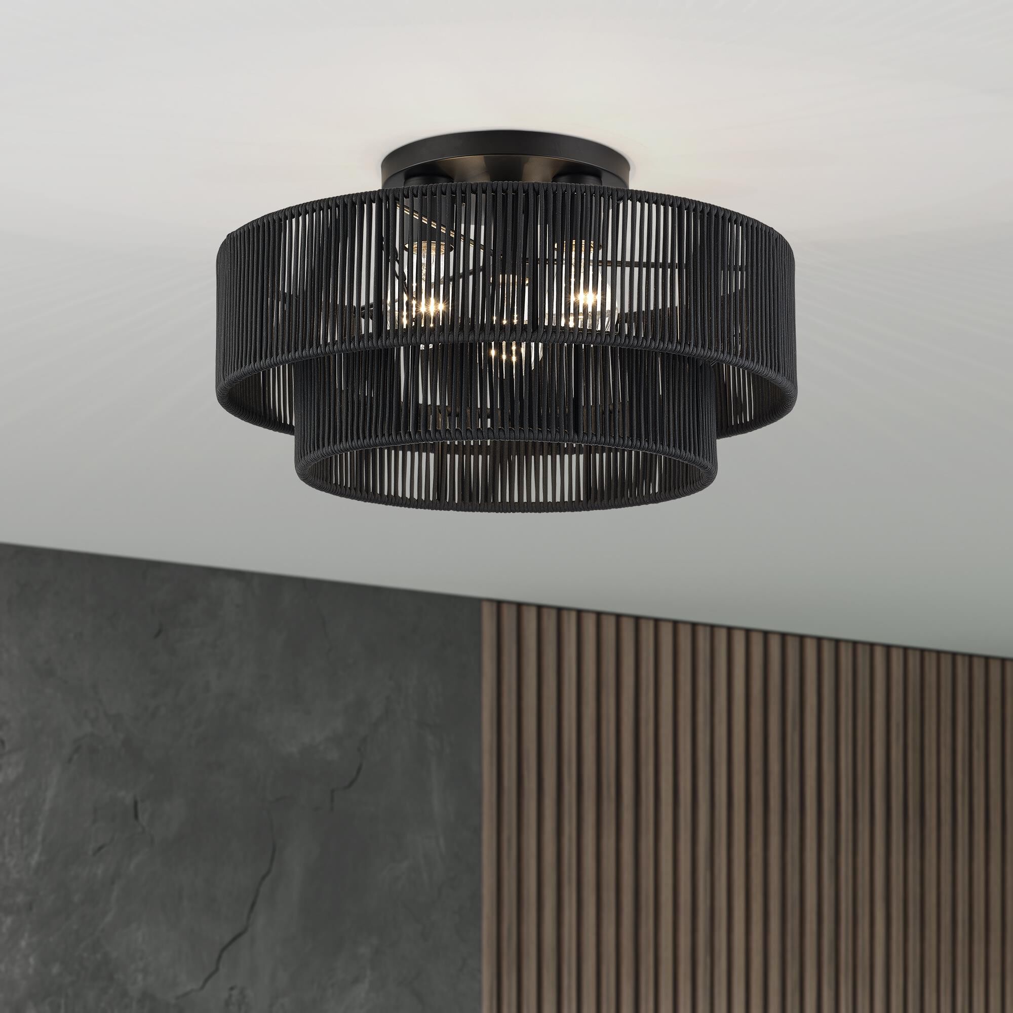 Acordia 18 Inch Semi Flush Mount by Livex Lighting