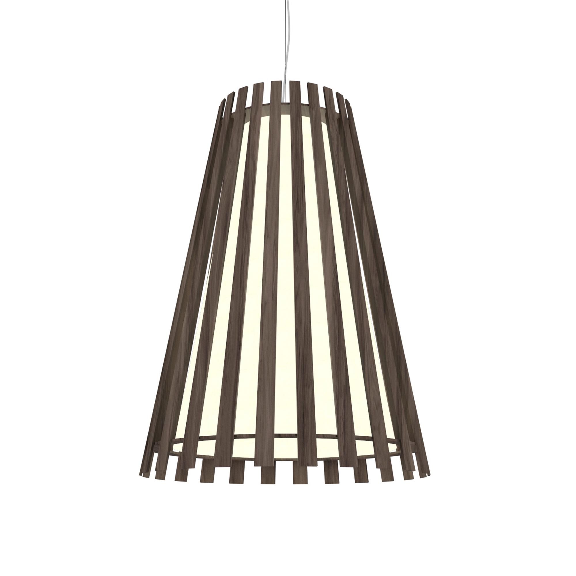 Slatted Mini Pendant by Accord Lighting