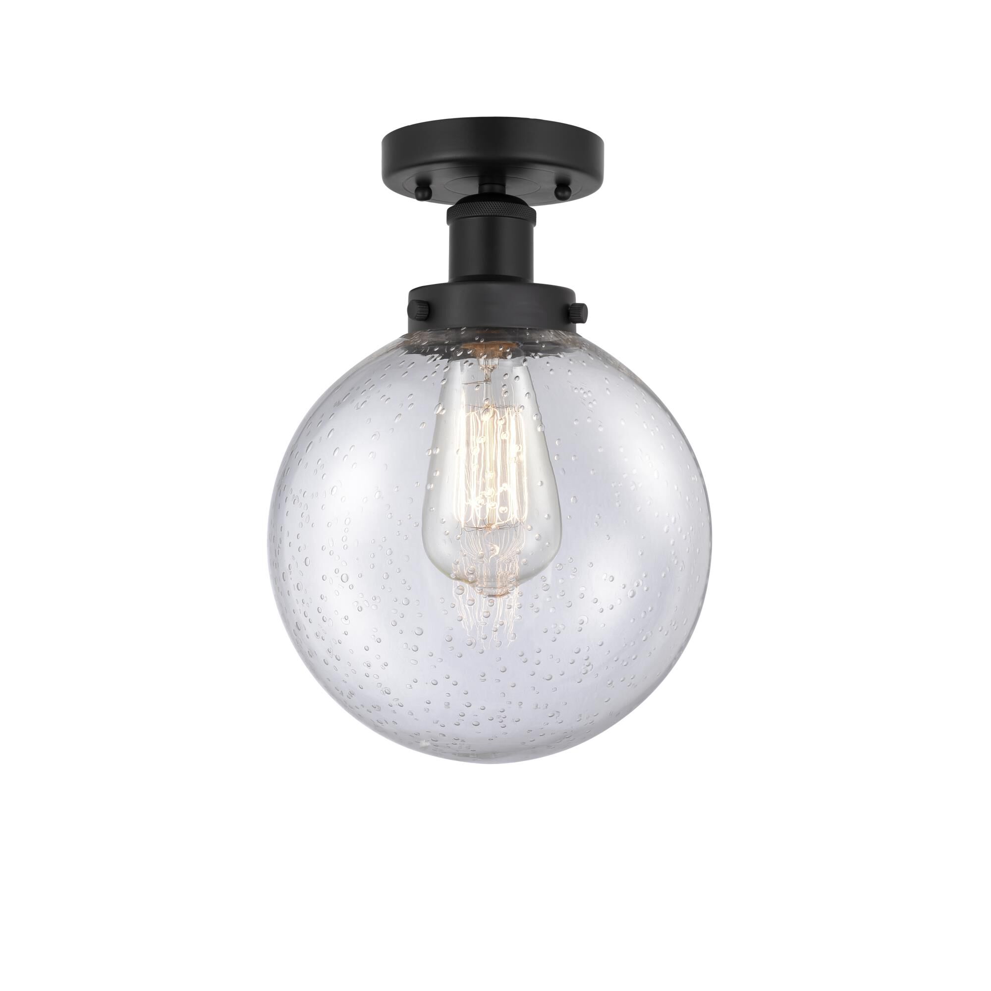 Shown in Matte Black, Mercury finish and Mercury glass and Mercury Glass shade