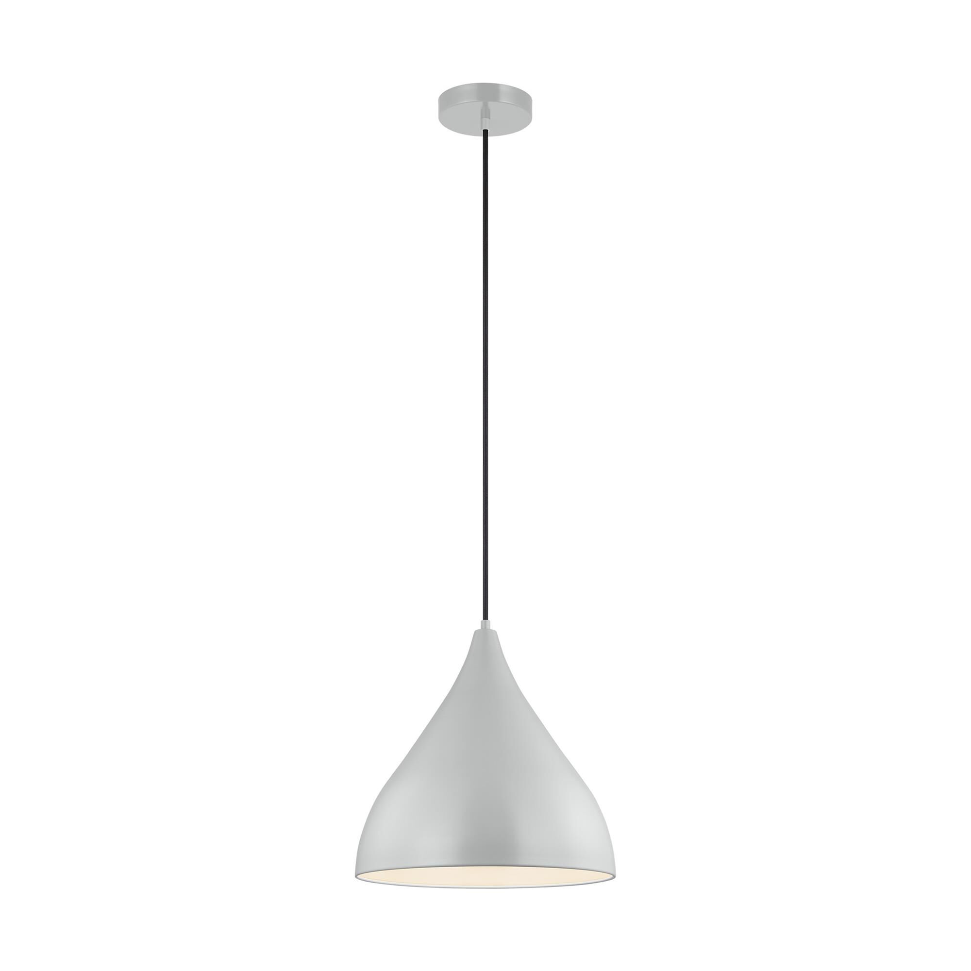 Shown in Matte Grey finish and Matte Grey glass and Matte Grey Steel shade