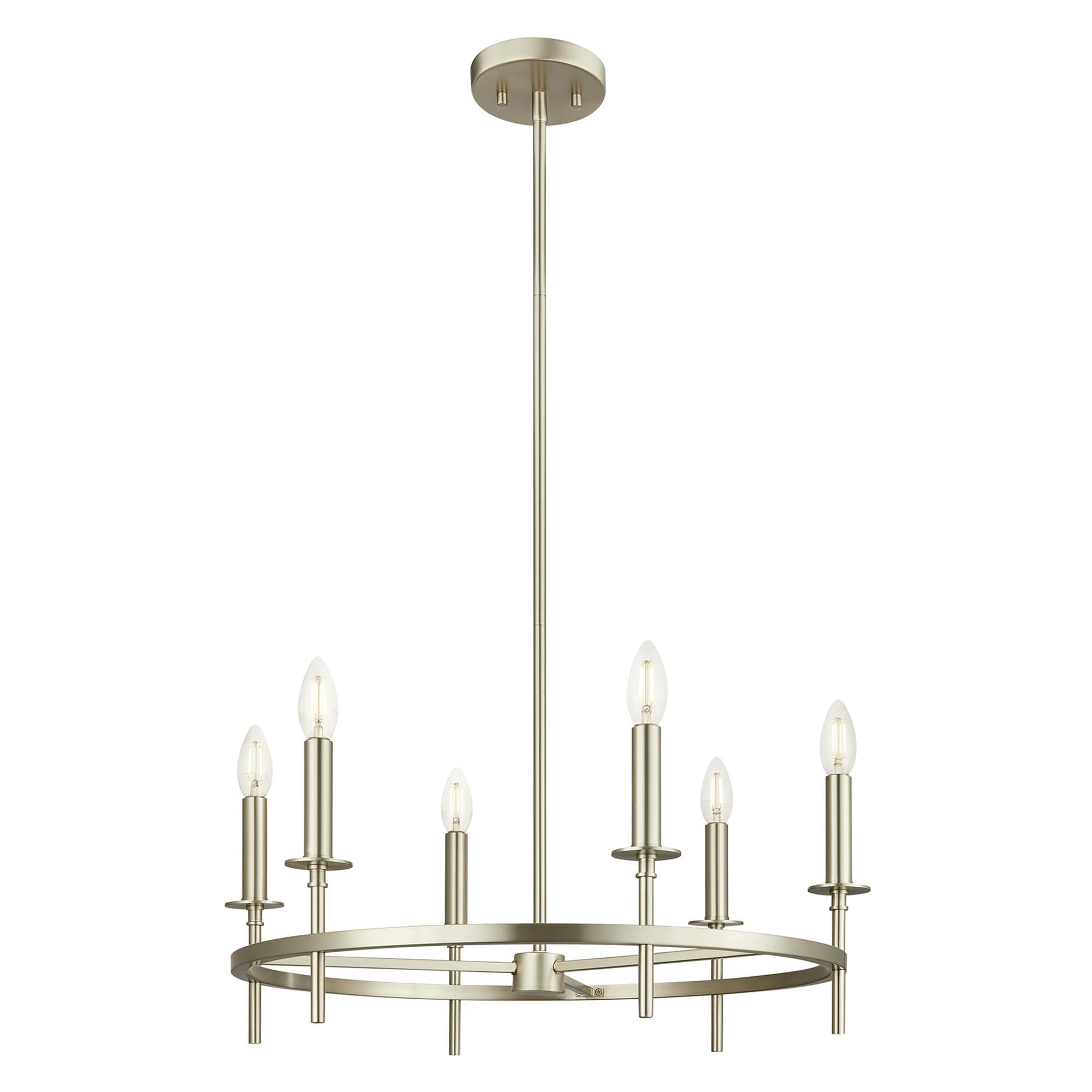 Shown in Brushed Nickel finish