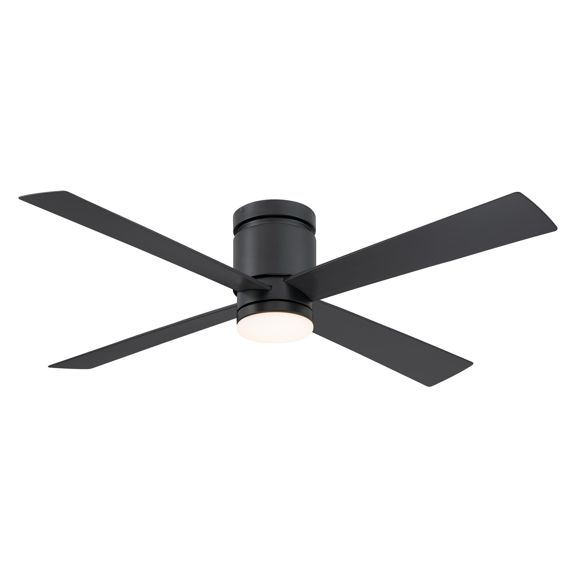 Kwartet 52 Inch Flush Mount Fan with Light Kit,