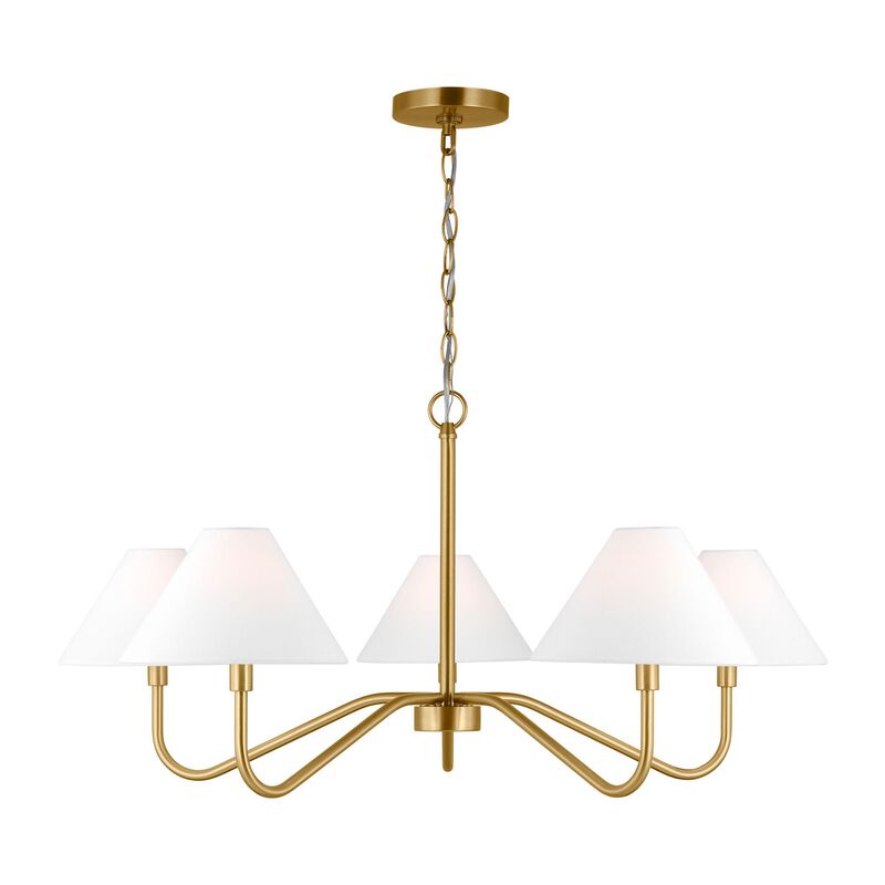 Drew & Jonathan Eldon 34 Inch Chandelier by Visual Comfort Studio