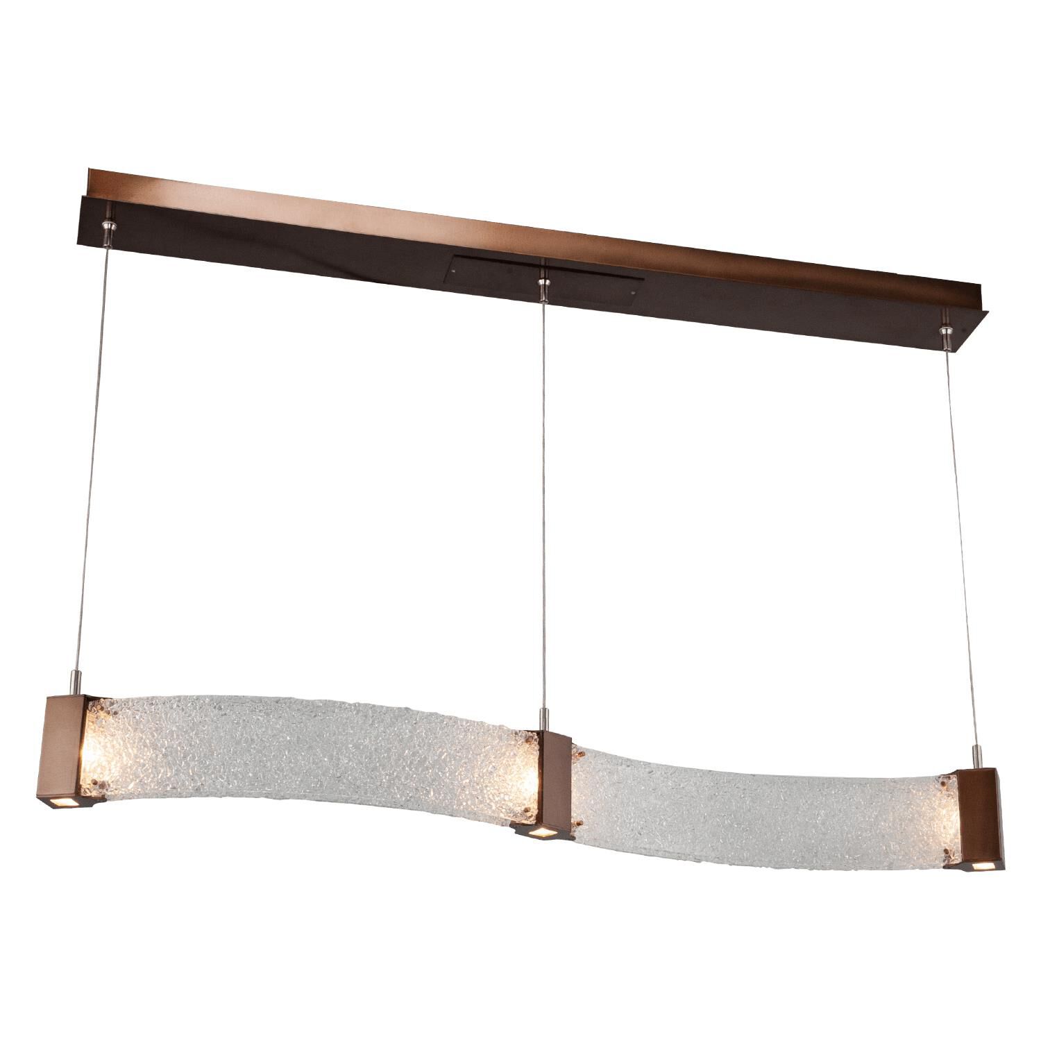 Parallel 48 Inch 7 Light LED Linear Suspension Light by Hammerton Studio