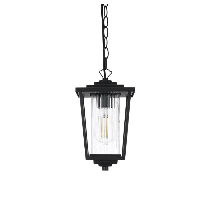 York 12 Inch Outdoor Hanging Lantern by Elegant Lighting