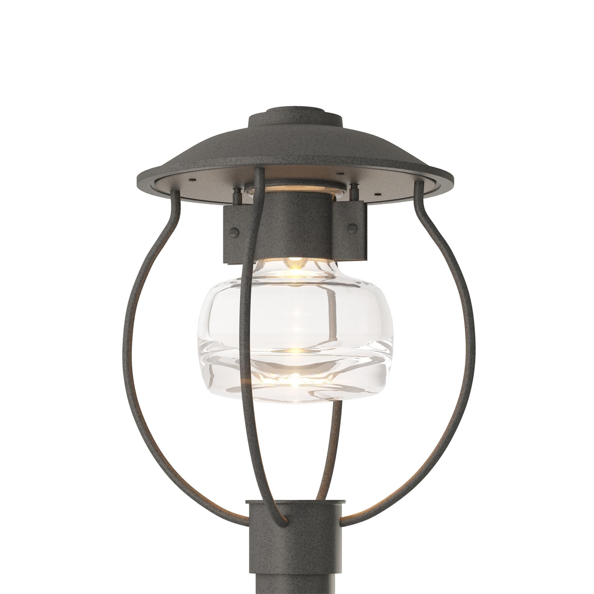 Shown in Coastal Natural Iron finish and Clear glass