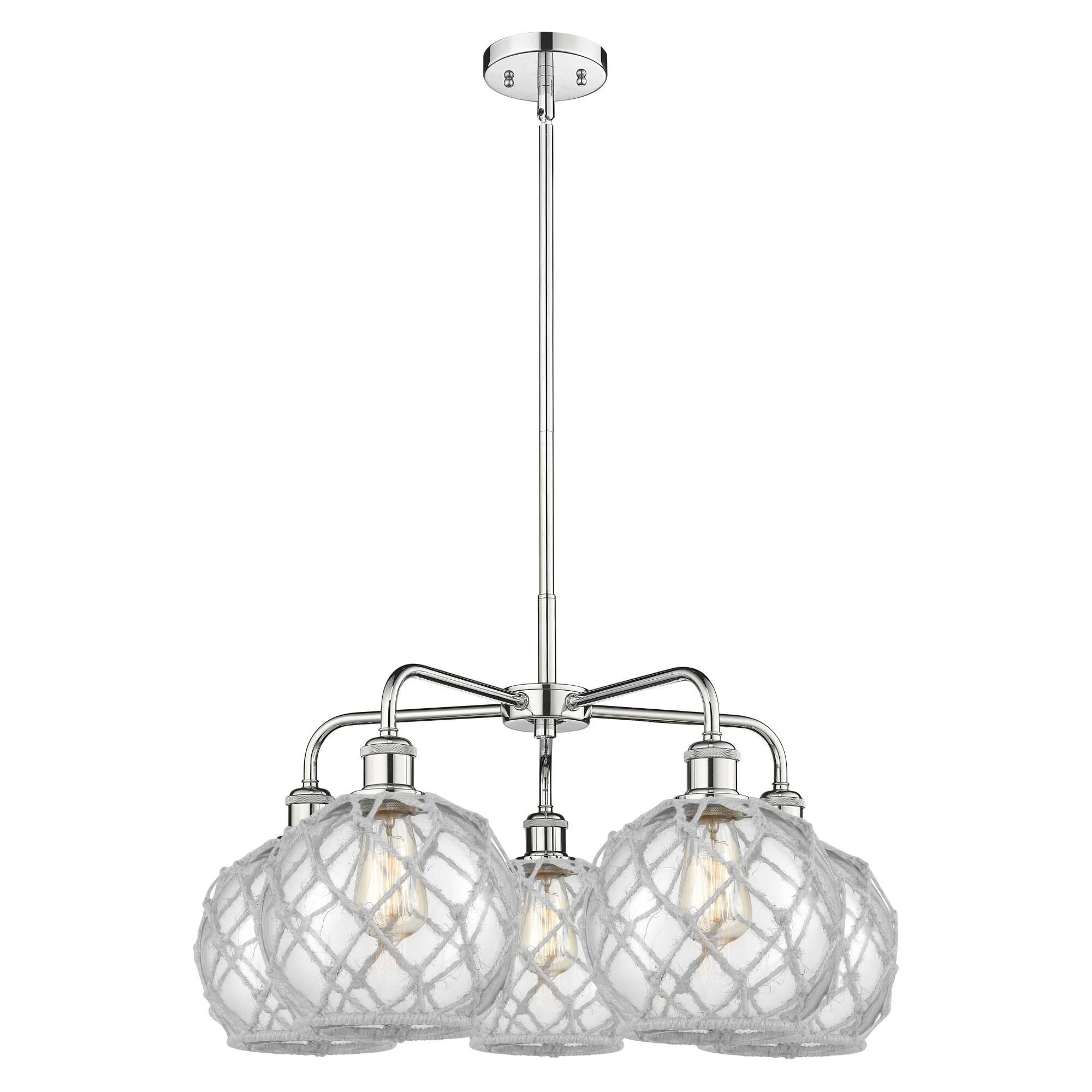 Bruno Marashlian Farmhouse Rope 27 Inch Chandelier by Innovations Lighting