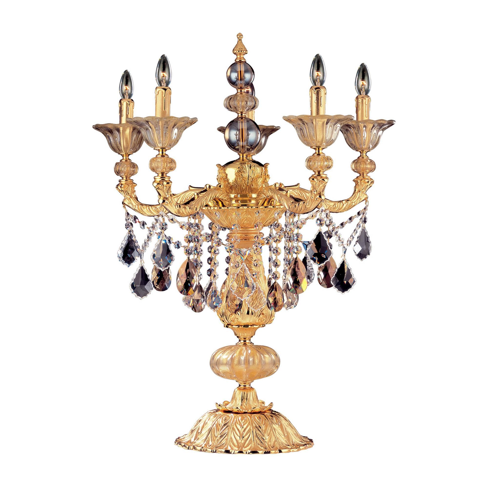 Shown in Two-Tone Gold /24k finish and Firenze Mixed crystal
