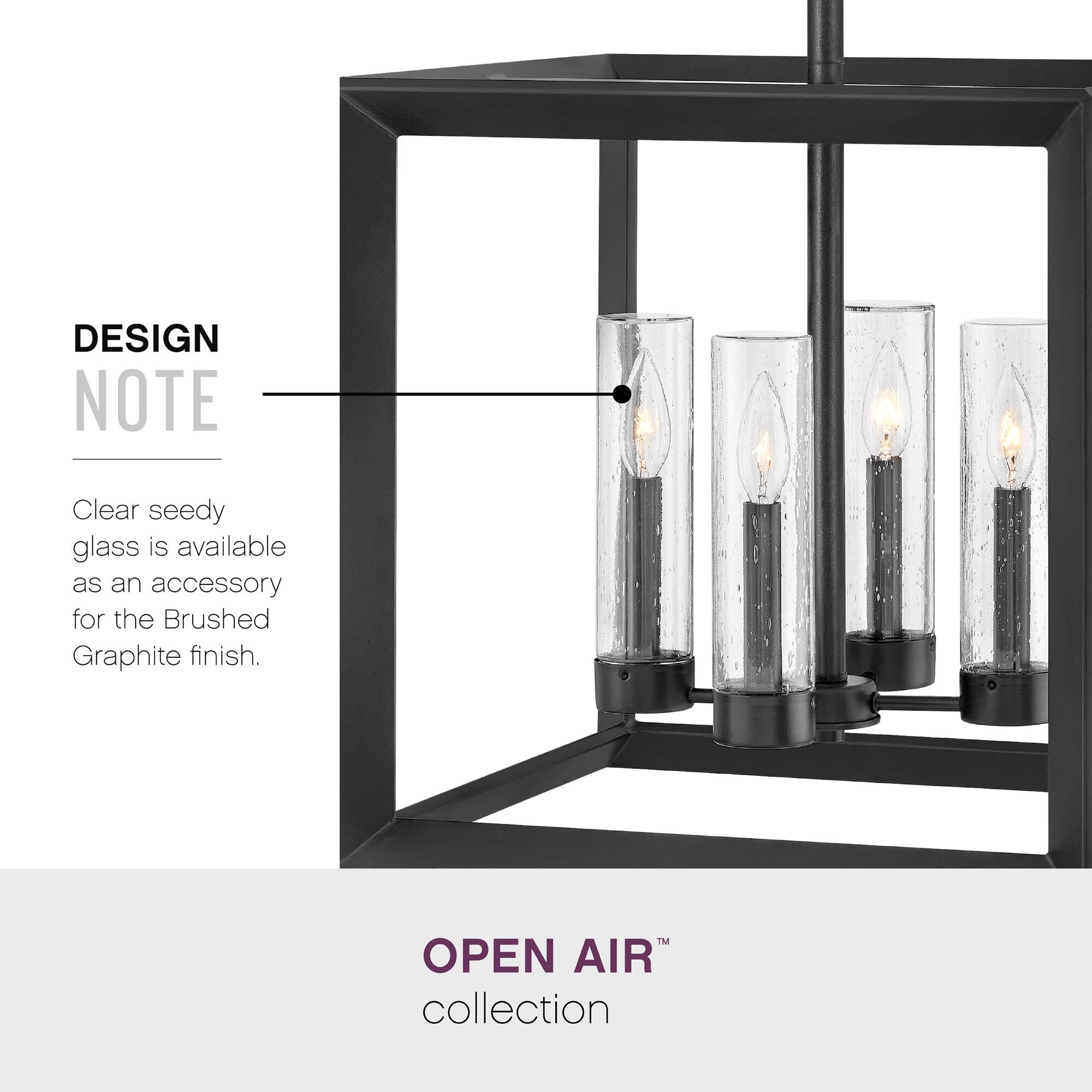 Rhodes 28 Inch Tall 4 Light Outdoor Hanging Lantern by Hinkley Lighting