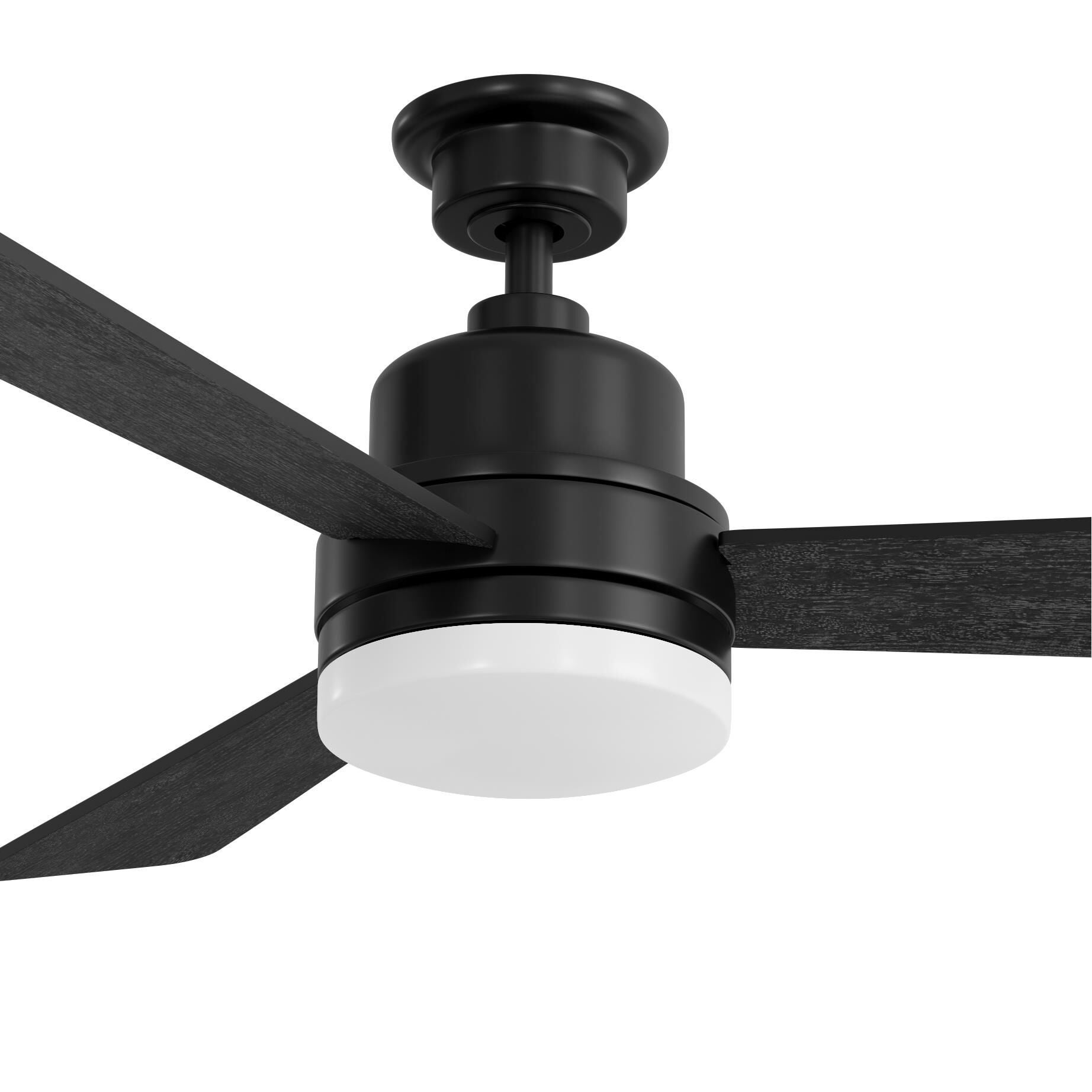 Shown in Matte Black finish and Etched Opal glass