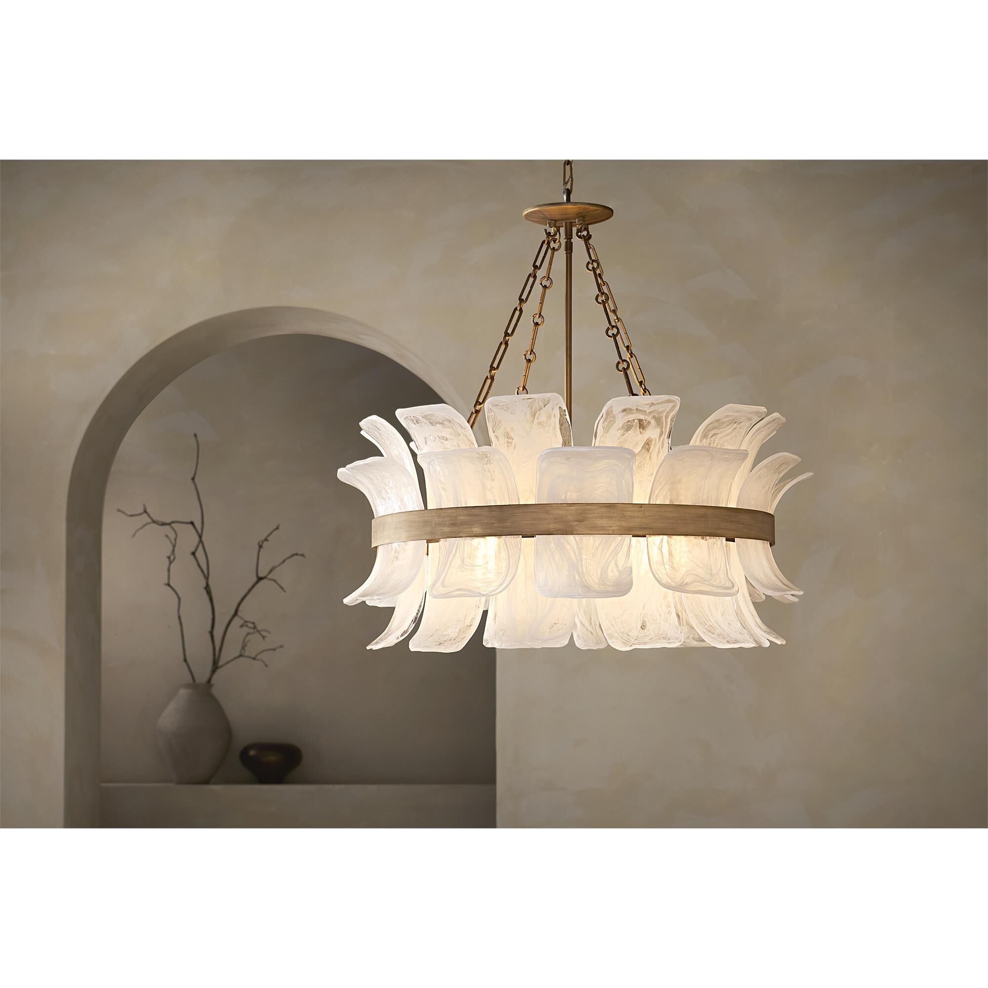 Fleur 34 Inch Chandelier,