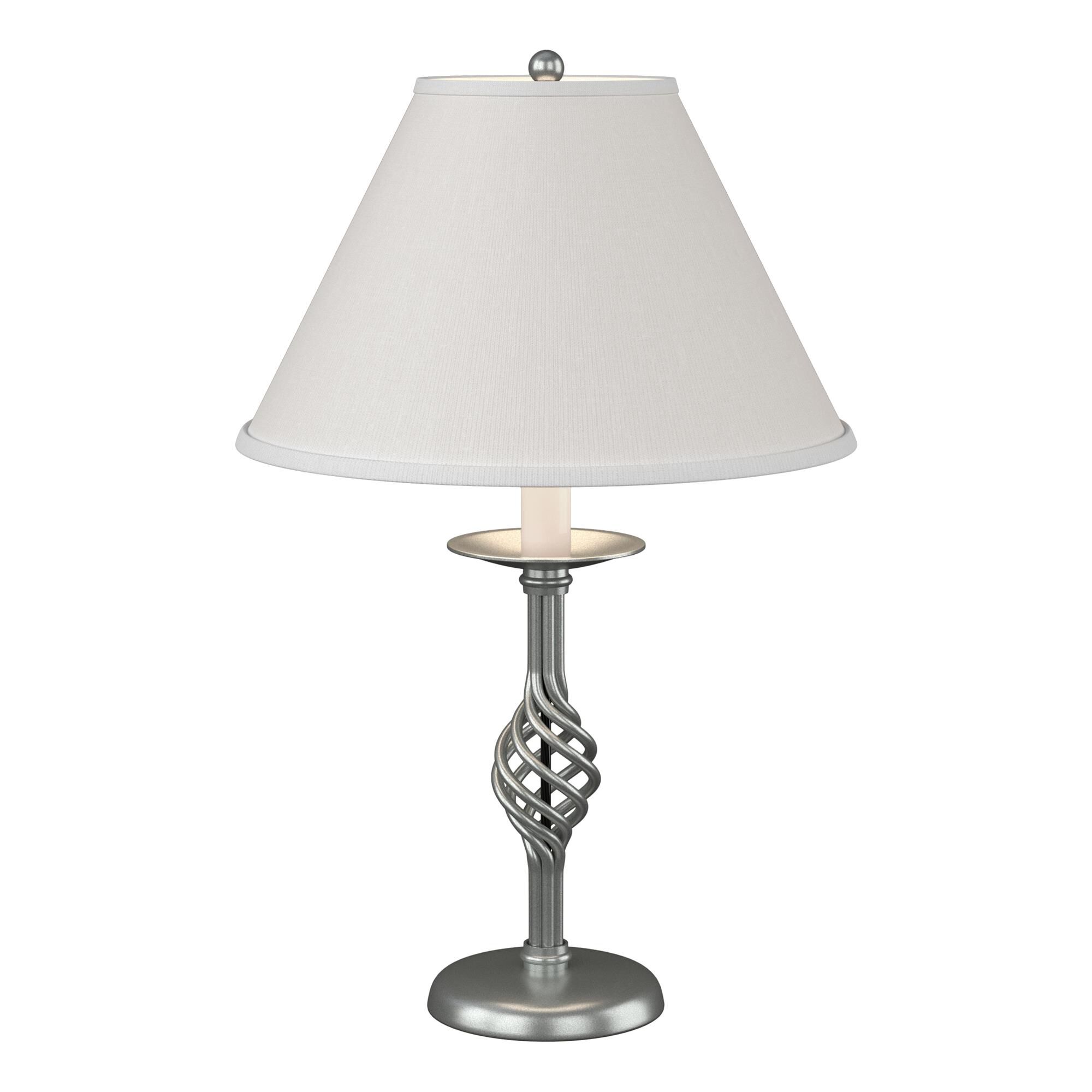 Shown in Vintage Platinum finish and Natural Anna shade