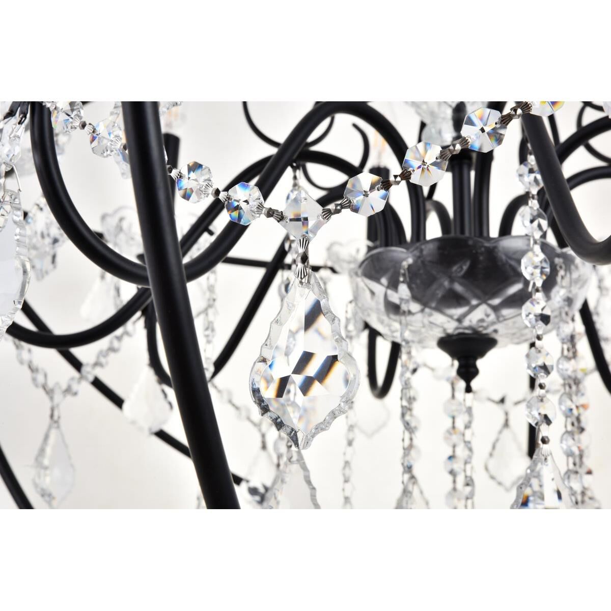 Cordelia 32 Inch 8 Light Chandelier by Elegant Lighting