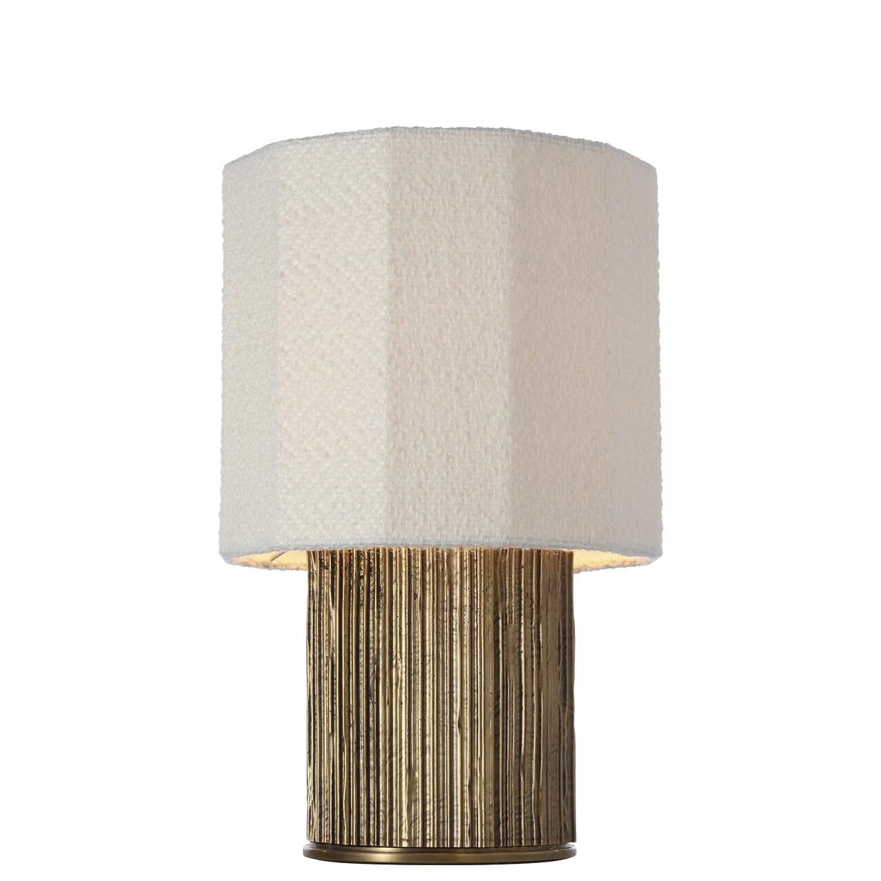 Shown in Ridged Tombac finish and Decorative Boucle shade