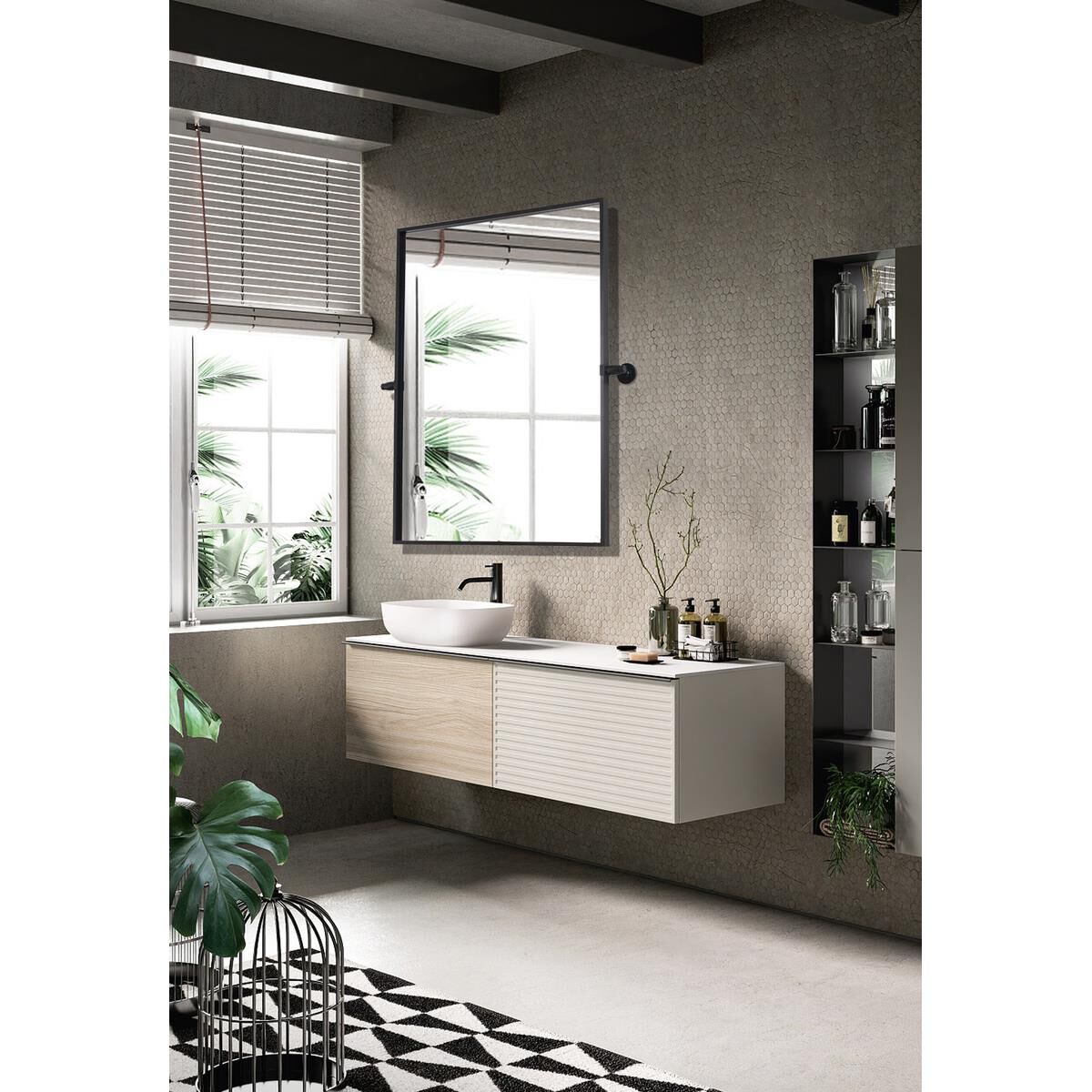 Shown in Black finish