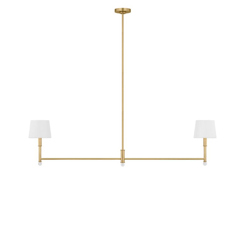 Alexa Hampton Greard Medium Linear Chandelier by Visual Comfort Studio