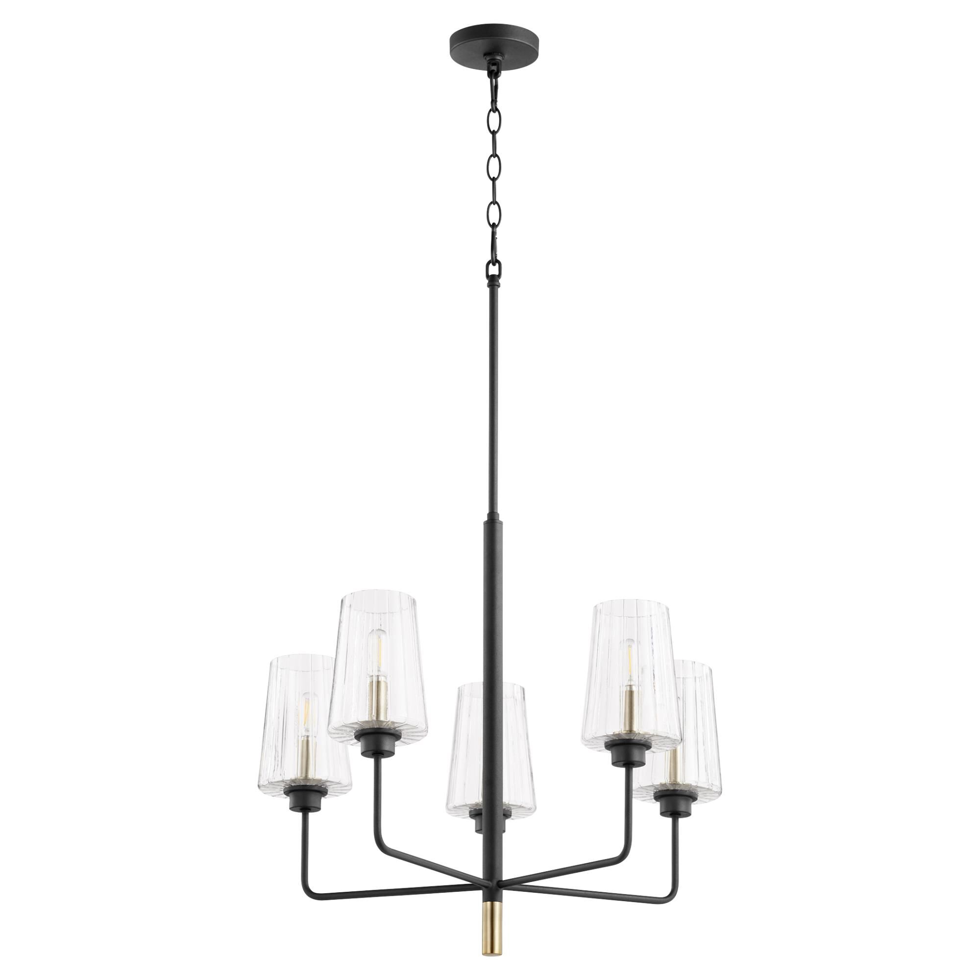 Dalia 23 Inch 5 Light Chandelier by Quorum International