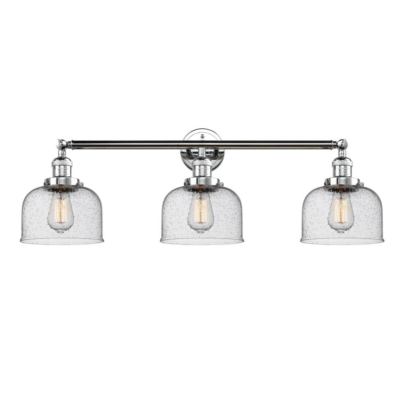 Bruno Marashlian Large Bell 32 Inch 3 Light Bath Vanity Light by Innovations Lighting