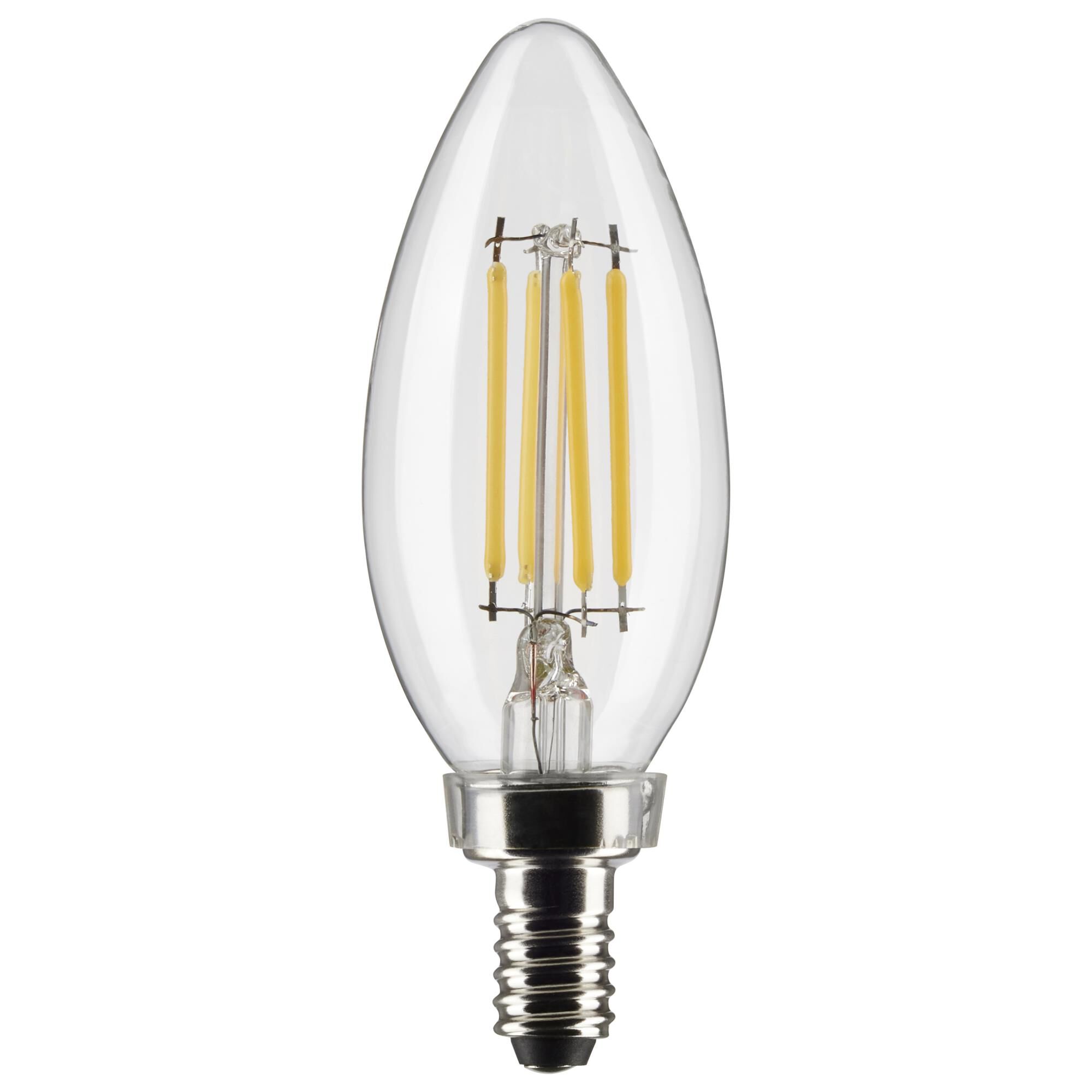 Dimmable 4 Watt 2700K B11 LED Light Bulb by Satco