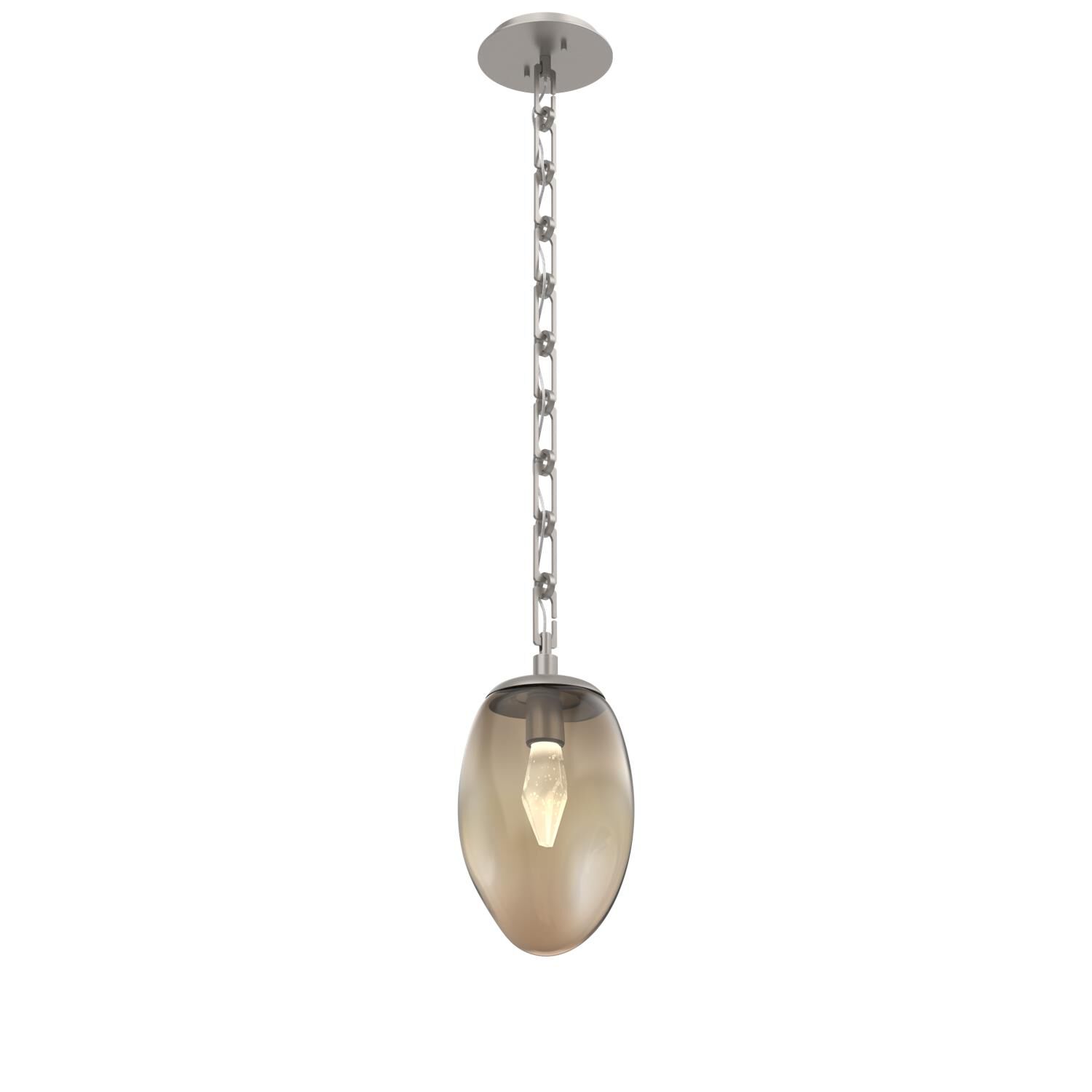 Shown in Beige Silver finish and Bronze with Large Crystal glass