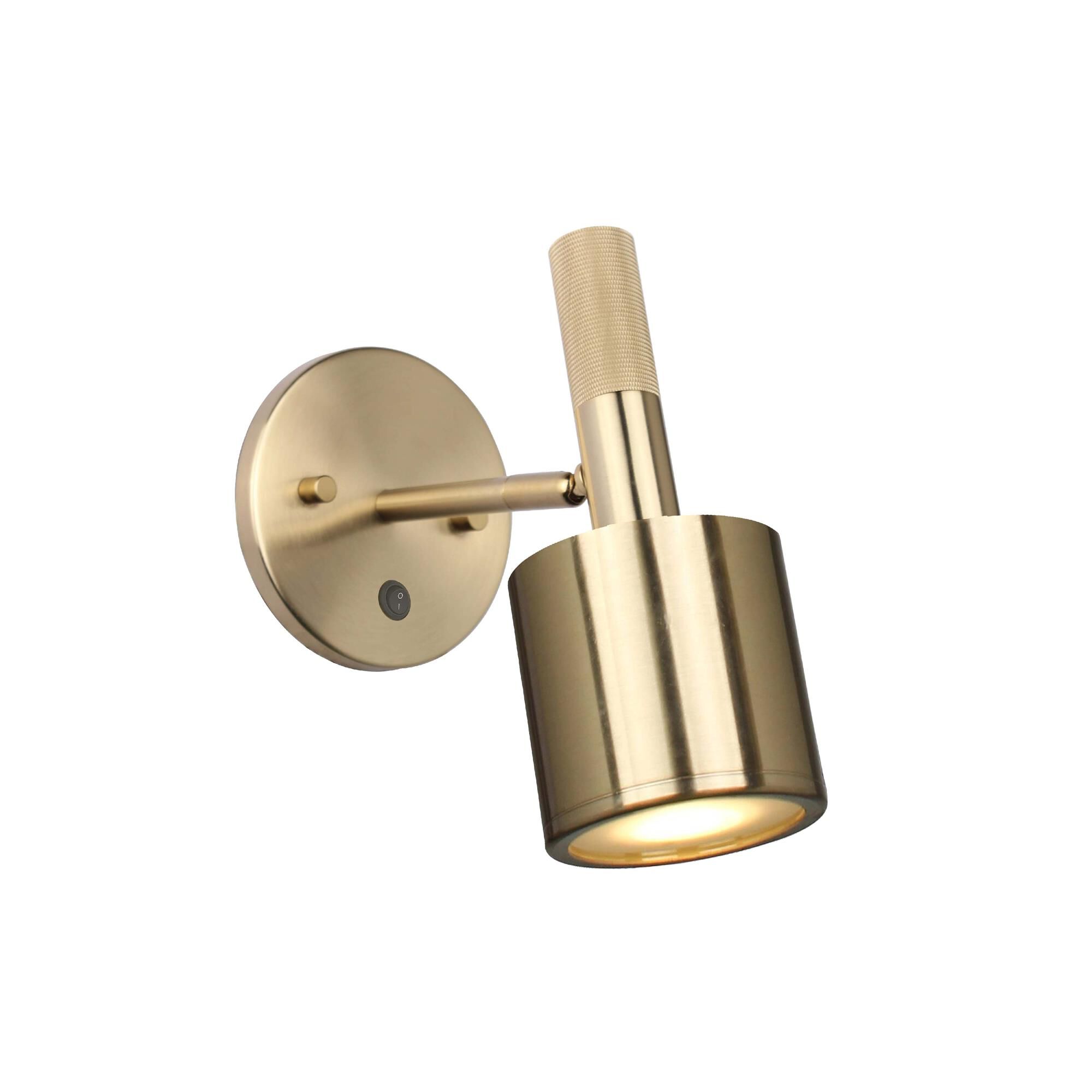 Shown in Aged Brass finish and Clear glass