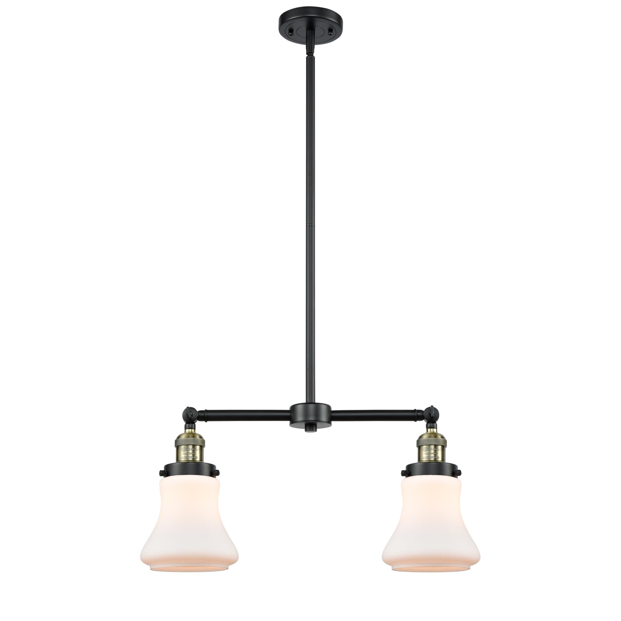 Shown in  Black Antique Brass finish and Matte White - Hour glass