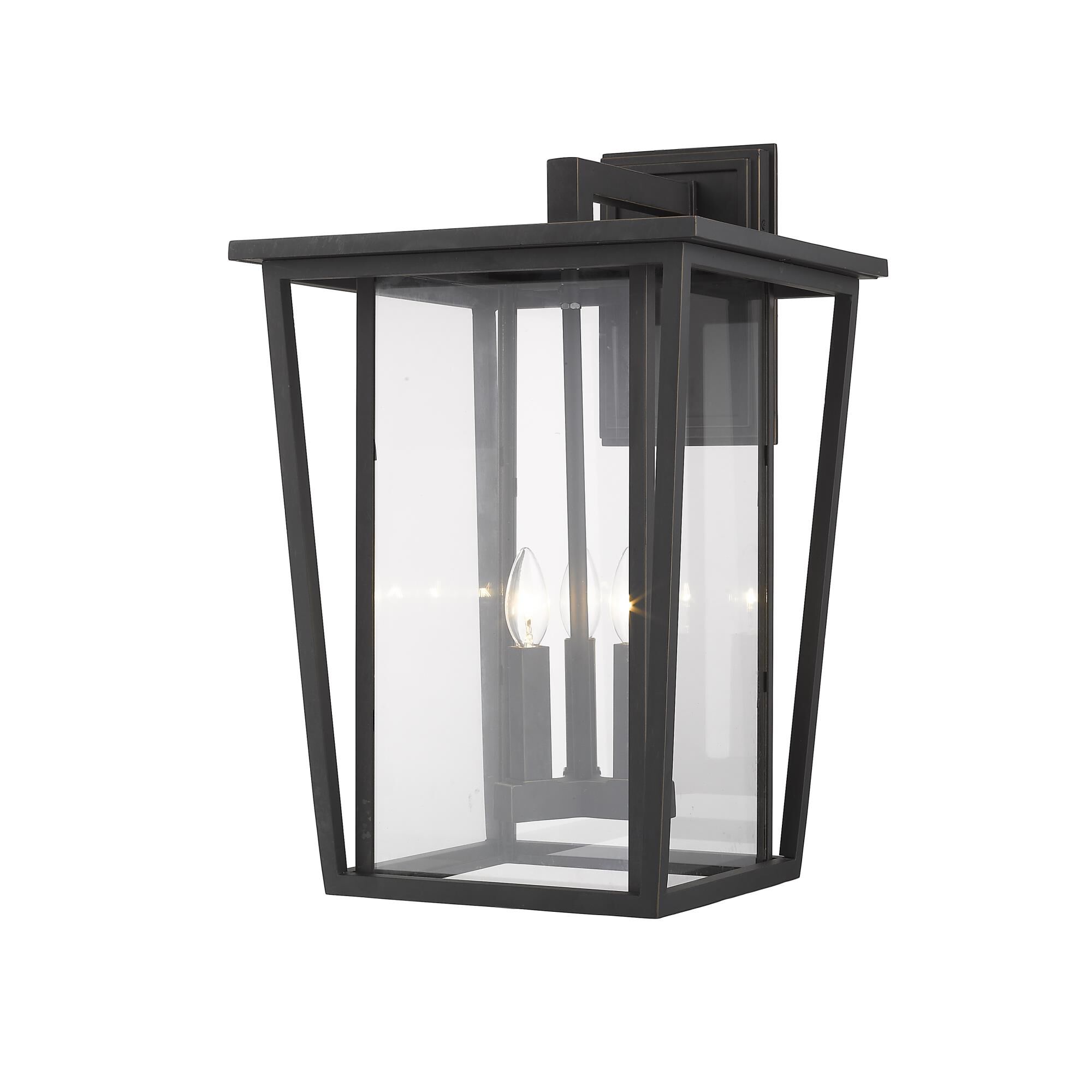 Seoul 22 Inch Tall 3 Light Outdoor Wall Light by Z-Lite